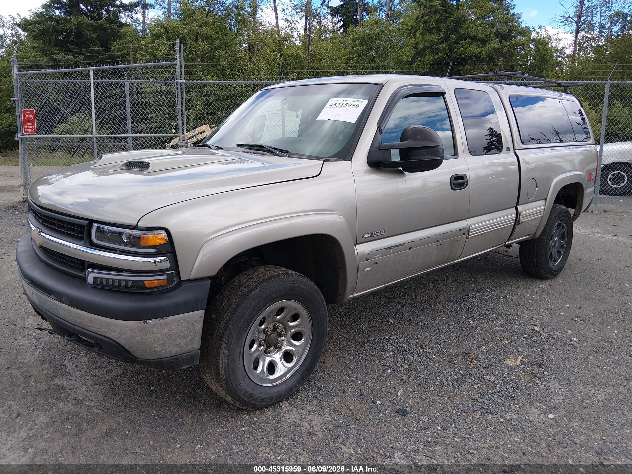 2000 Chevrolet Silverado 1500 Ls/lt Beige vin: 1GCEK19T7YZ212727