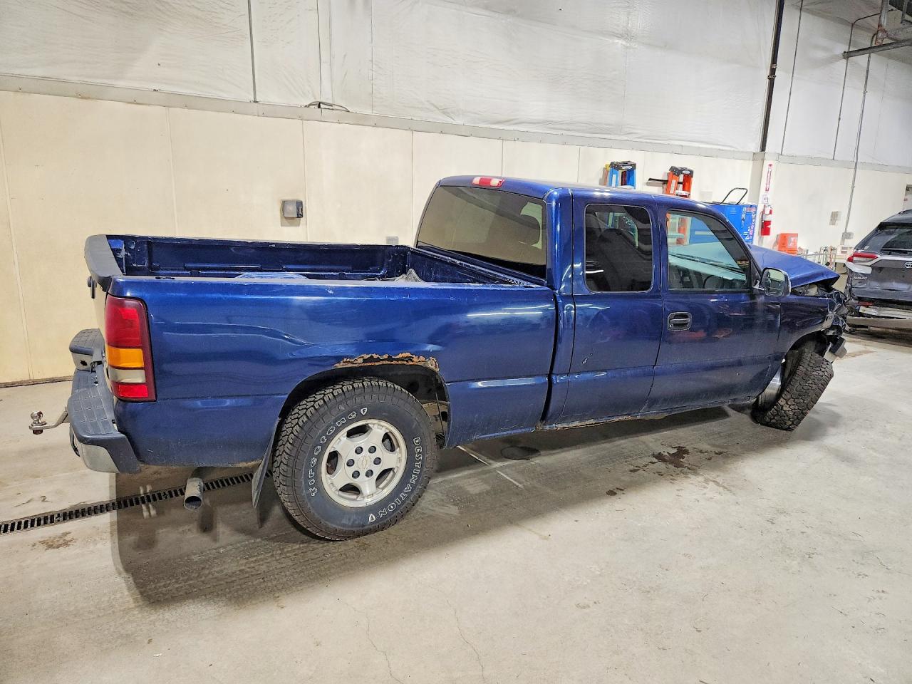 2001 Chevrolet Silverado K1500 Blue vin: 1GCEK19T81E221207