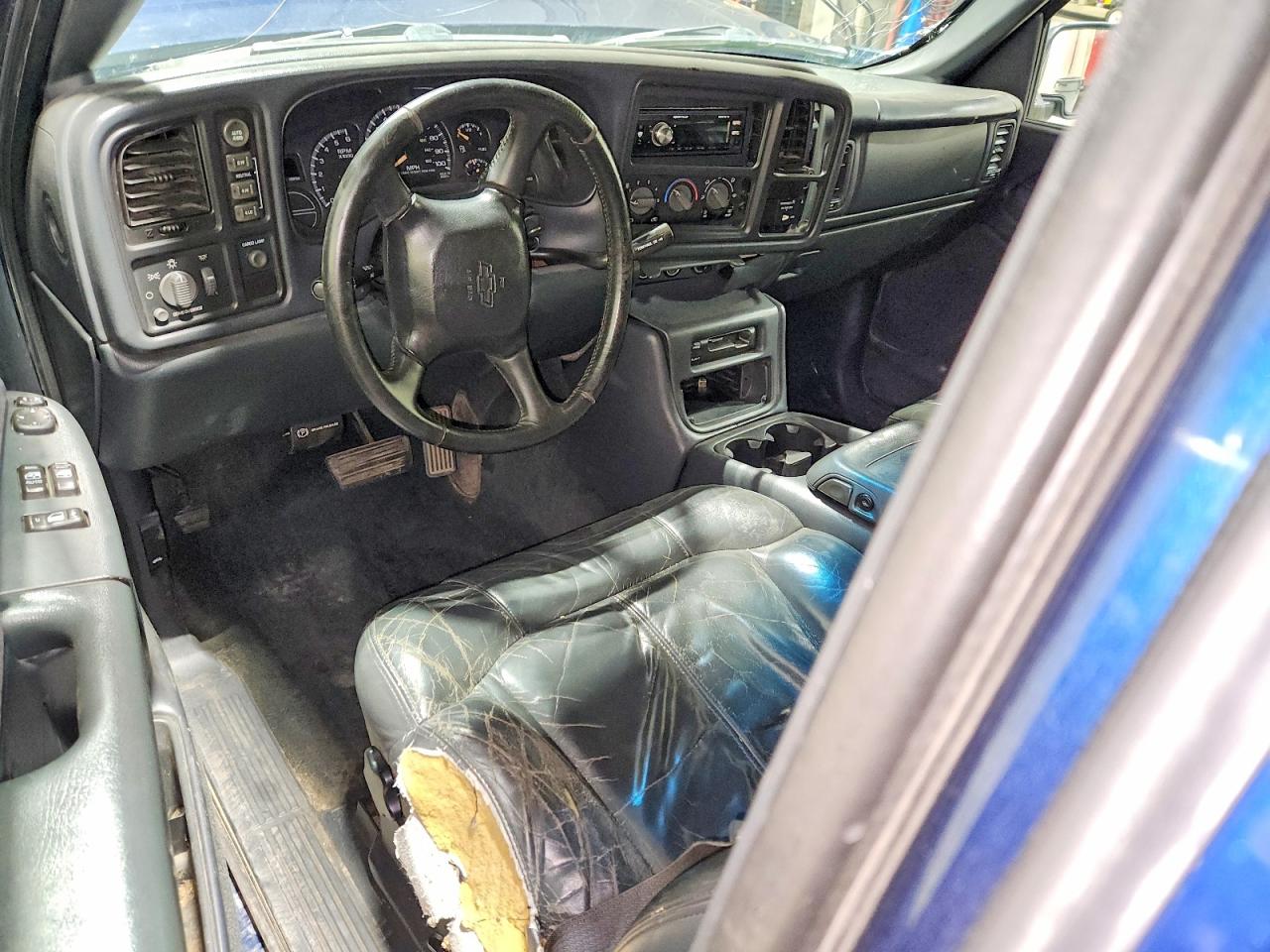 2001 Chevrolet Silverado K1500 Blue vin: 1GCEK19T81E221207