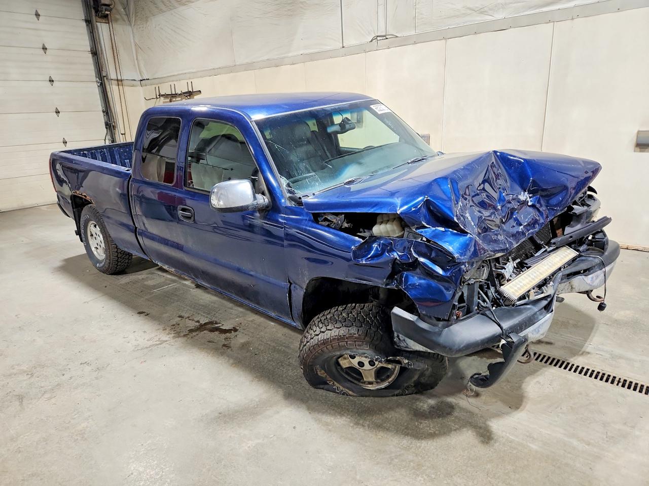 2001 Chevrolet Silverado K1500 Blue vin: 1GCEK19T81E221207