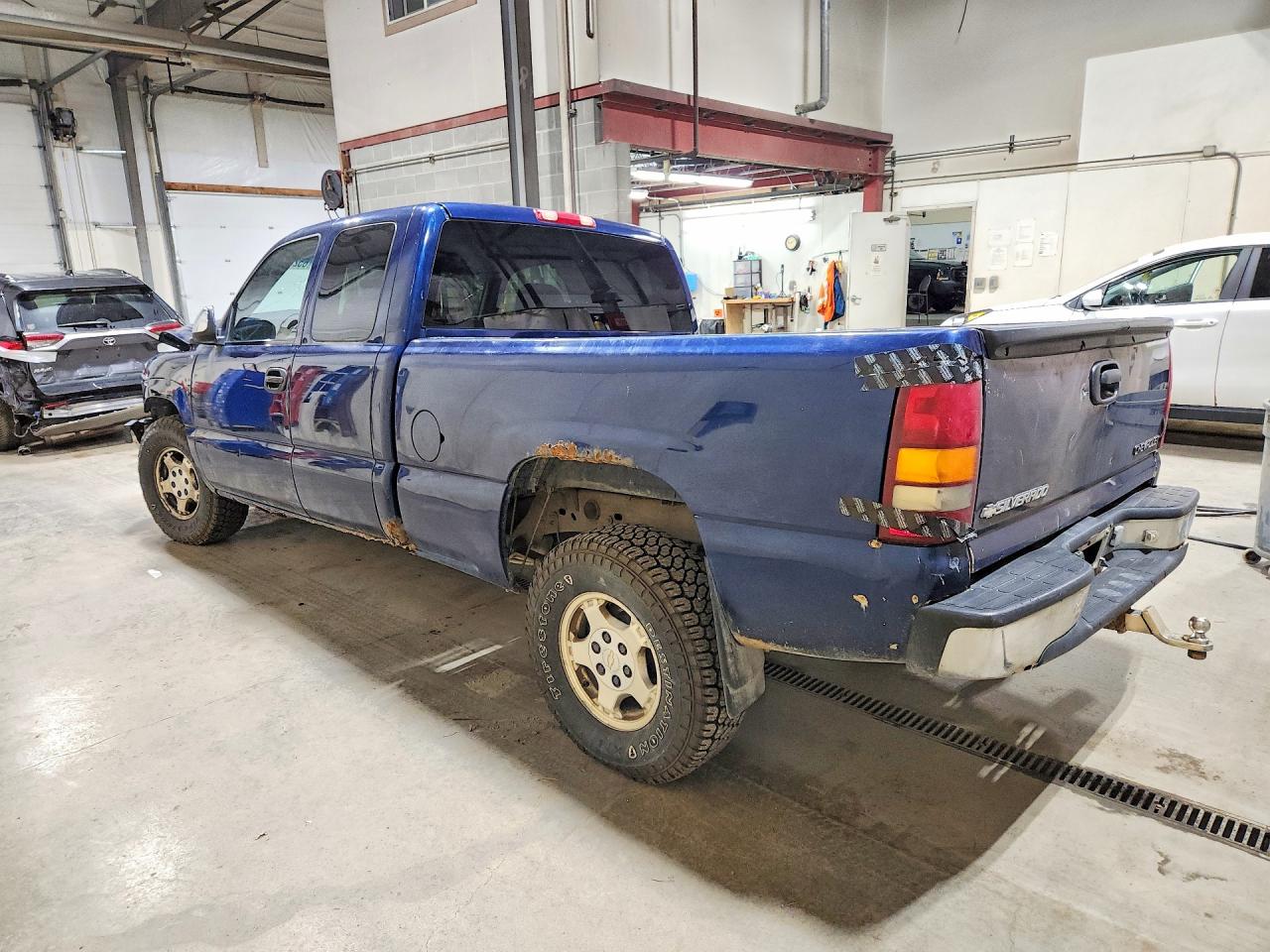 2001 Chevrolet Silverado K1500 Blue vin: 1GCEK19T81E221207