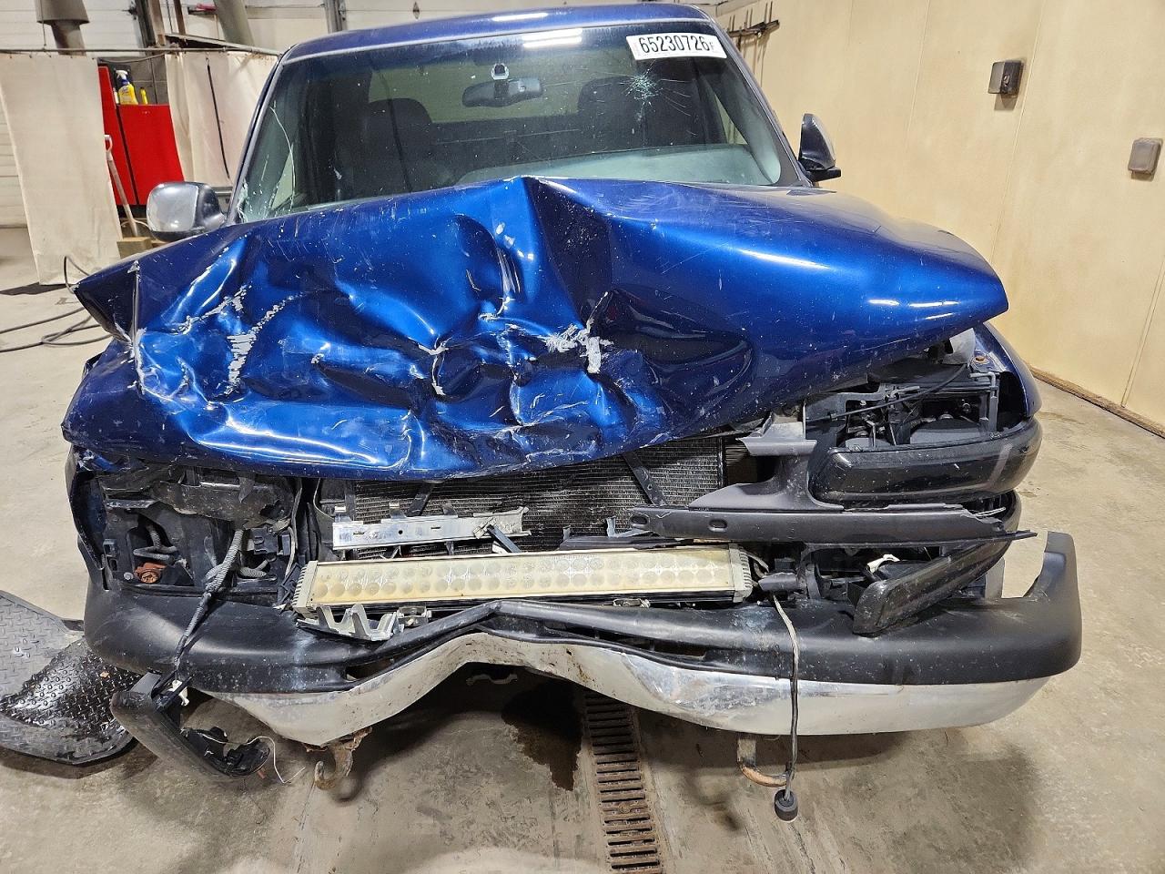 2001 Chevrolet Silverado K1500 Blue vin: 1GCEK19T81E221207