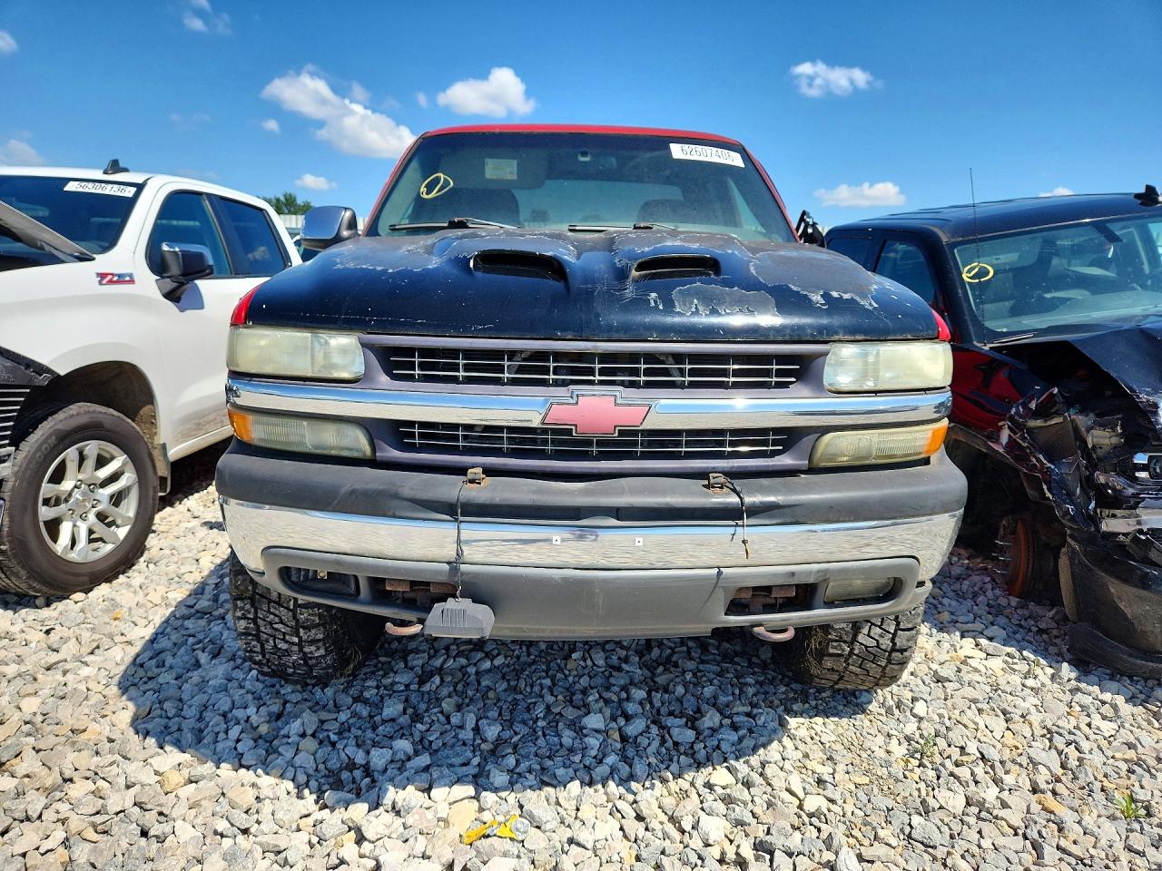 2002 Chevrolet Silverado K1500 Red vin: 1GCEK19T82E228725