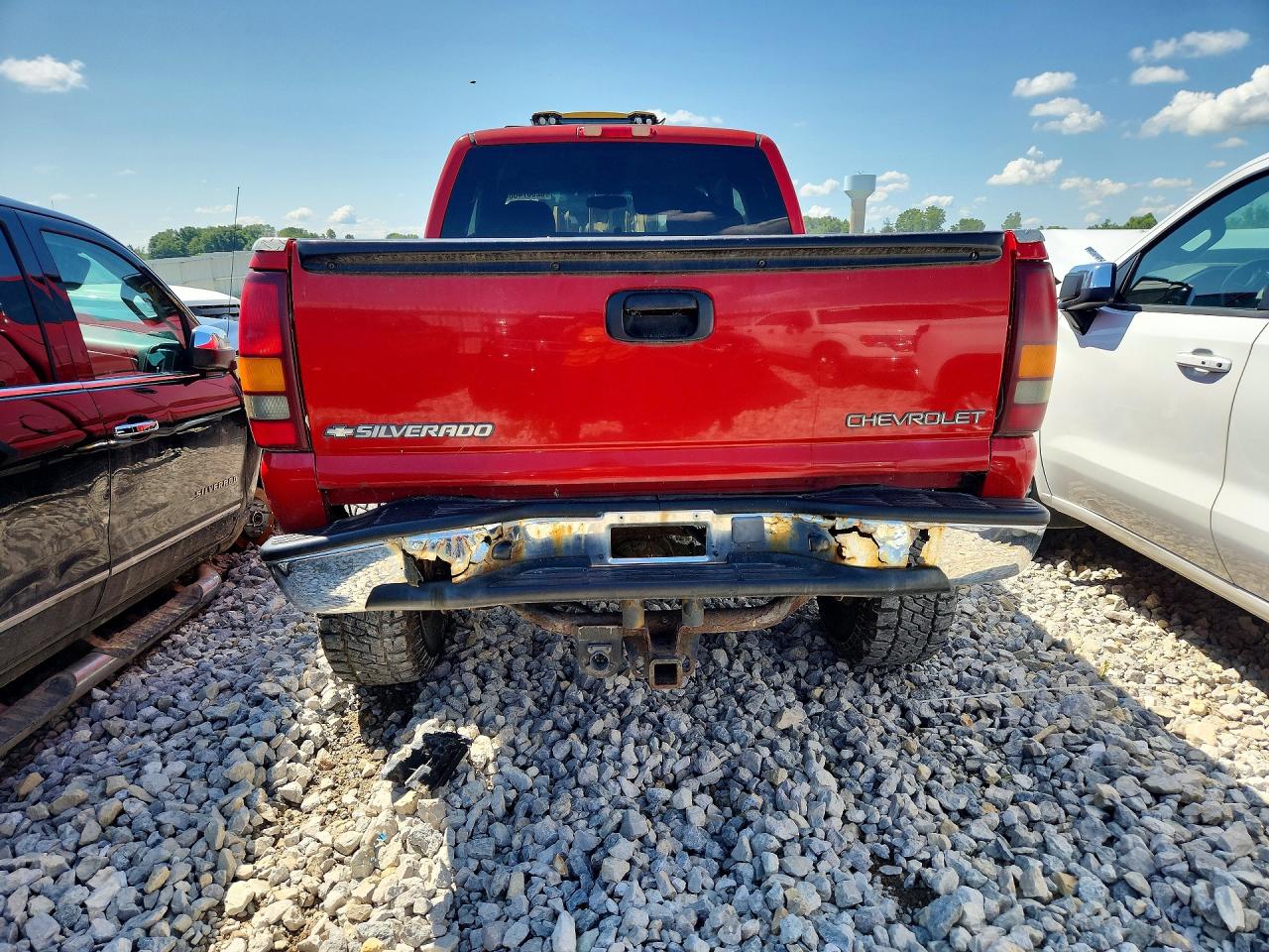 2002 Chevrolet Silverado K1500 Red vin: 1GCEK19T82E228725
