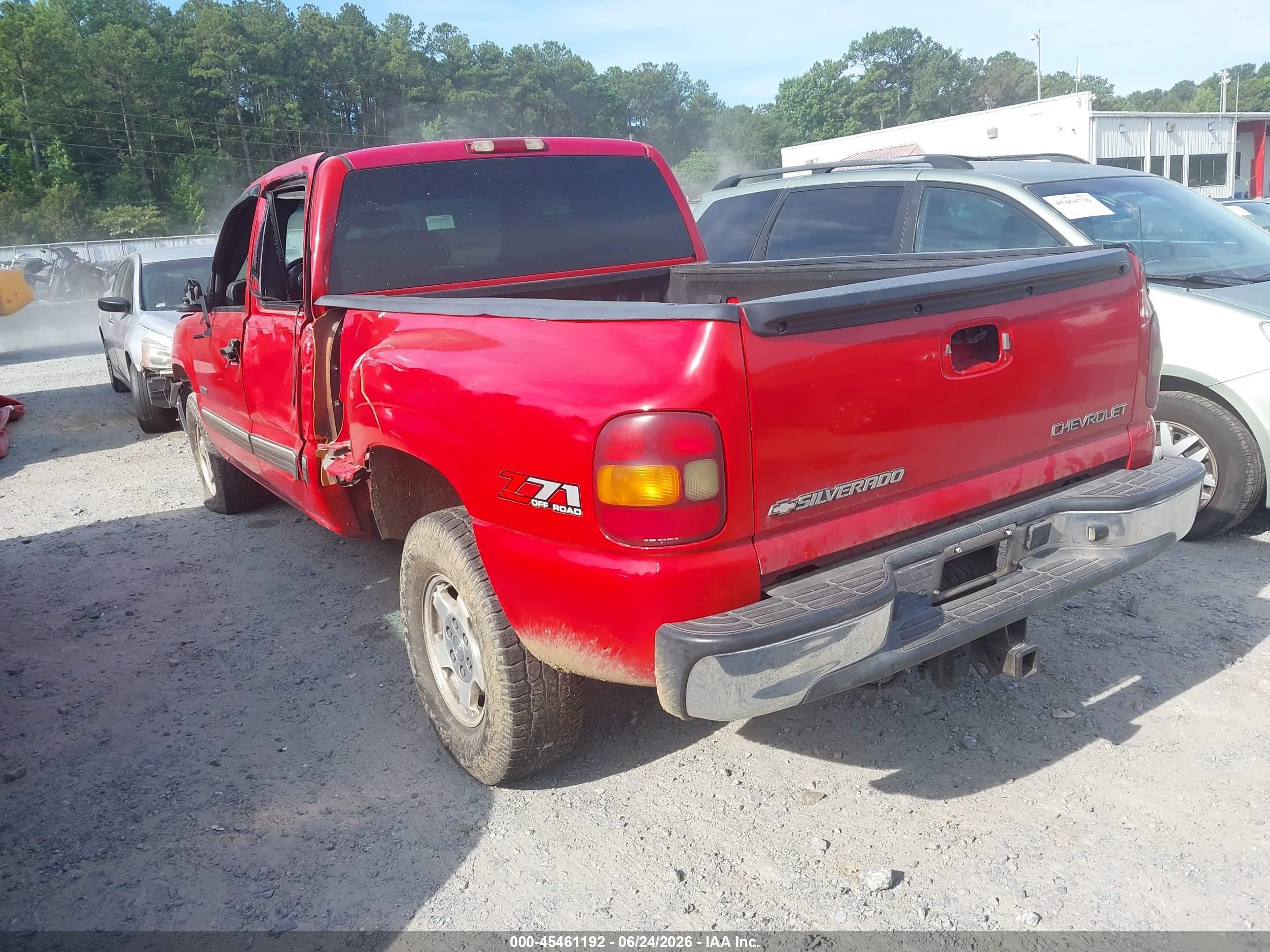 2002 Chevrolet Silverado 1500 Lt Red vin: 1GCEK19T82Z275259