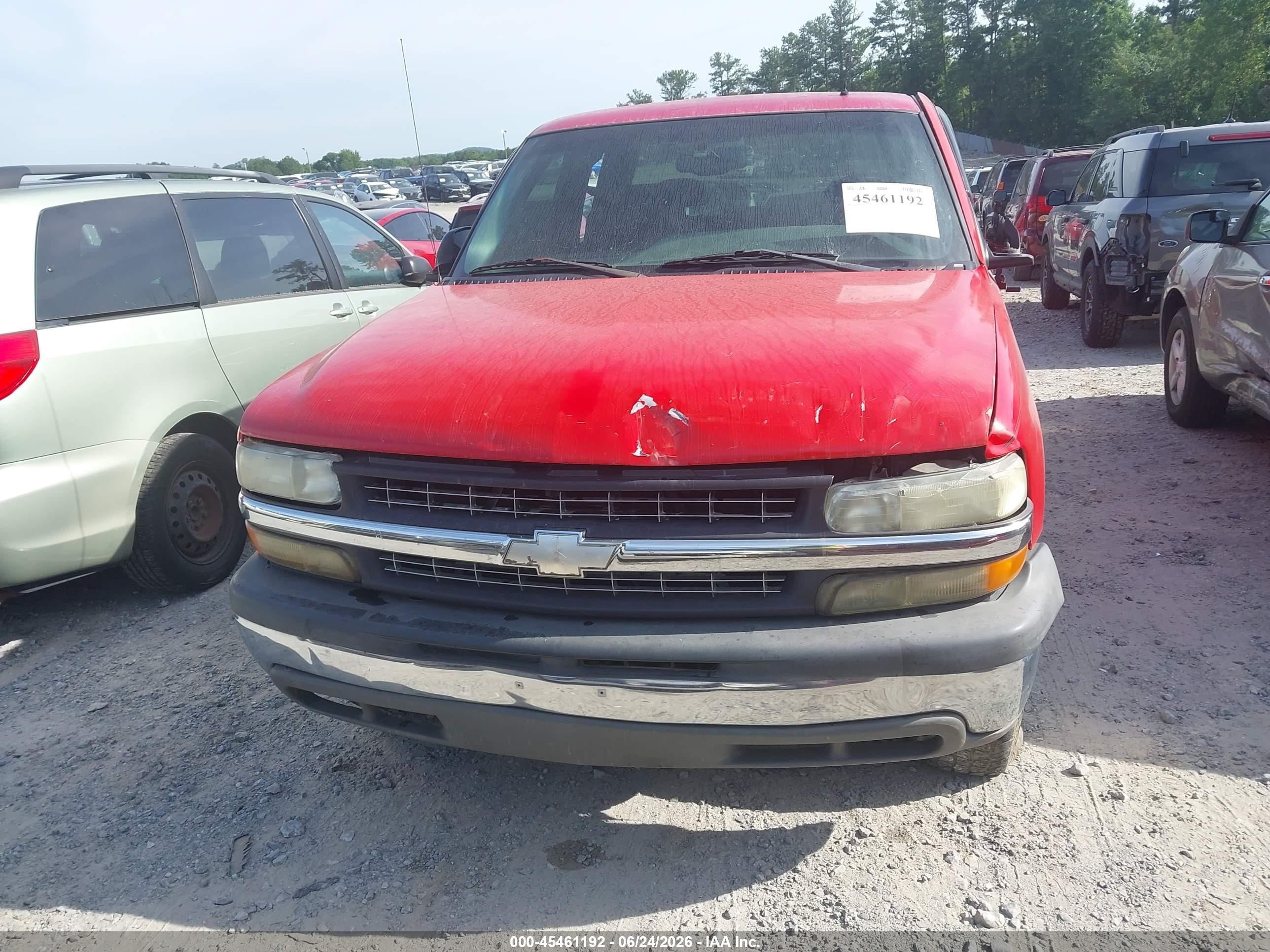 2002 Chevrolet Silverado 1500 Lt Red vin: 1GCEK19T82Z275259