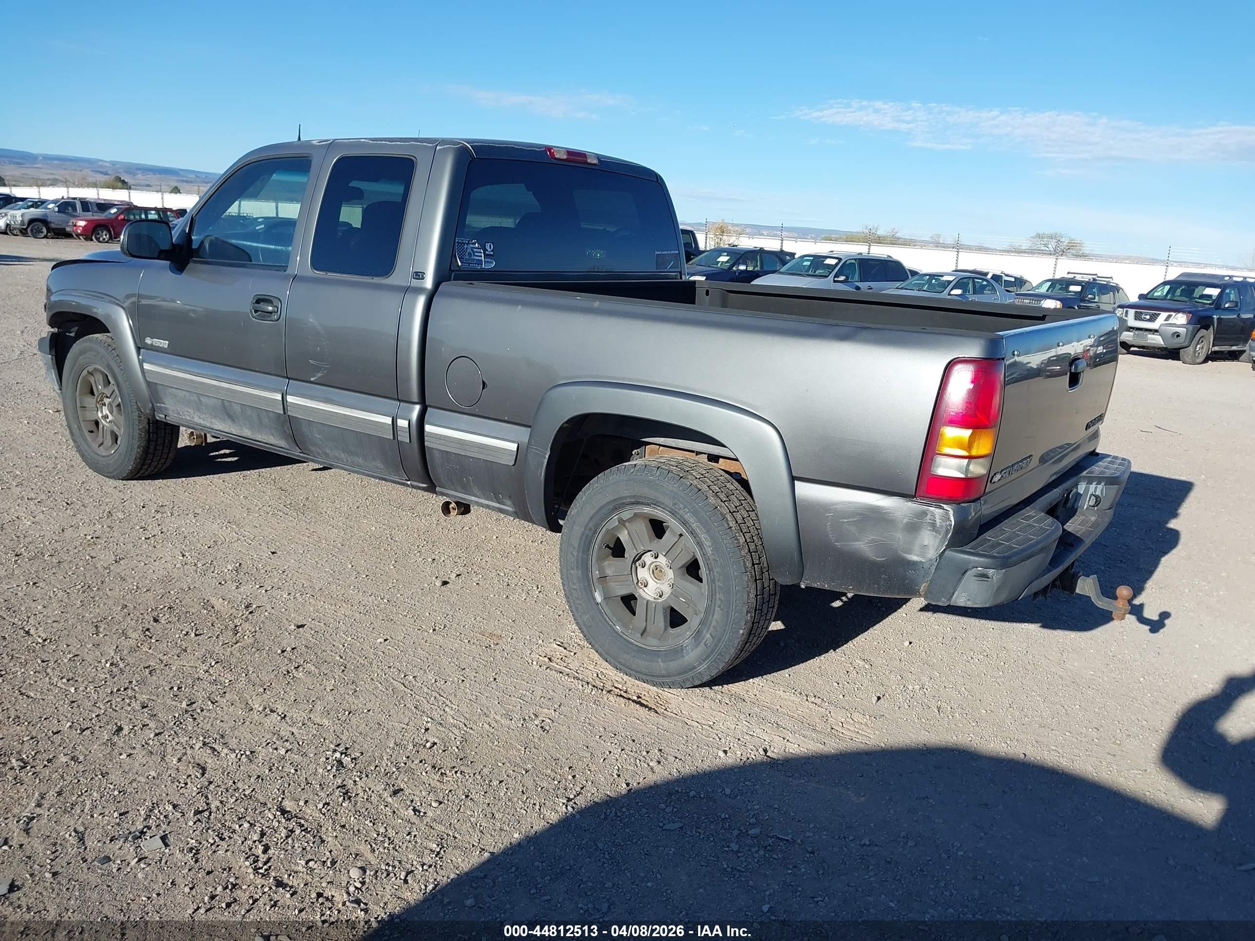 2002 Chevrolet Silverado 1500 Lt Gray vin: 1GCEK19T82Z302878