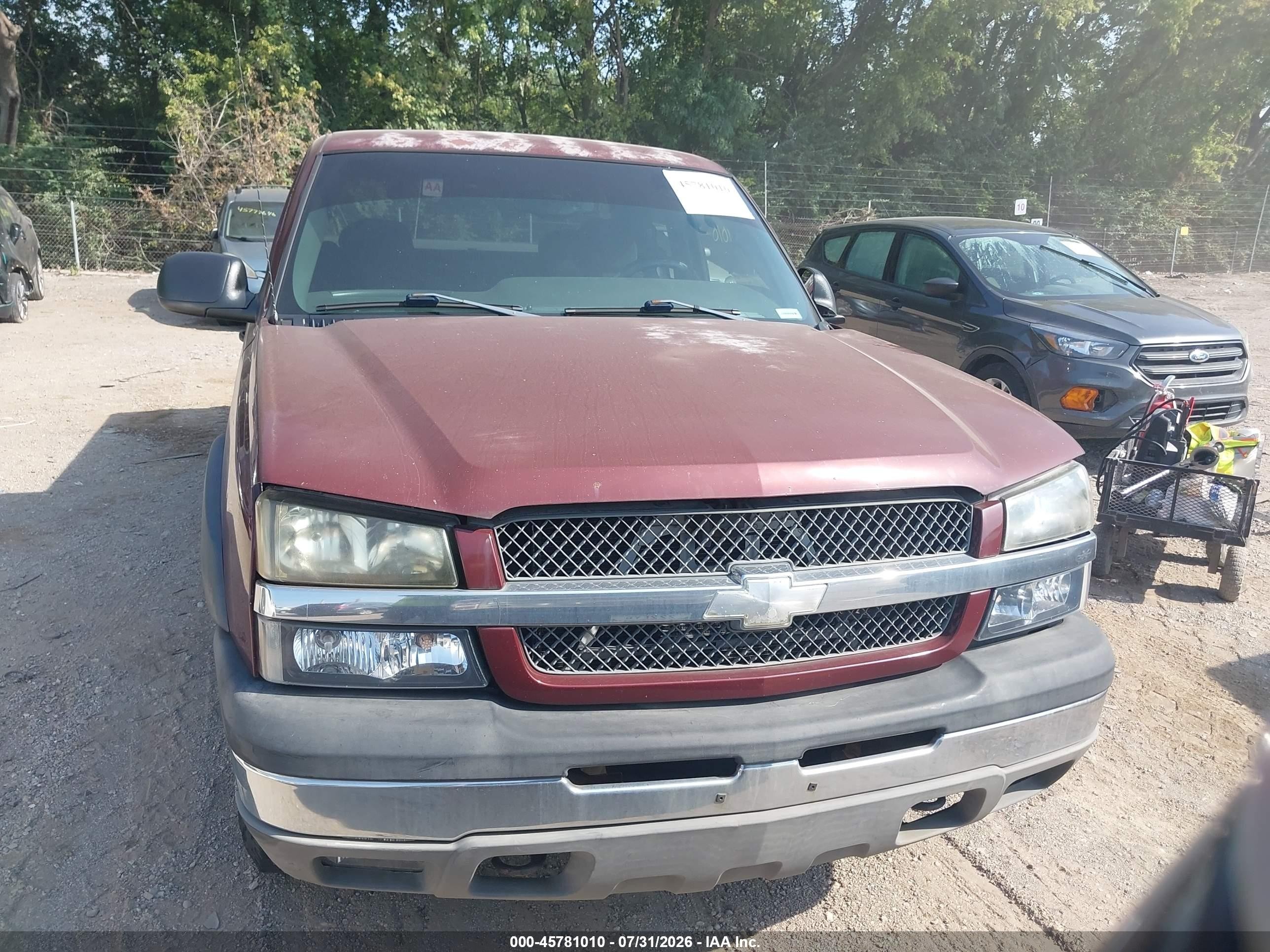 2003 Chevrolet Silverado 1500 Ls Темно-бордовый vin: 1GCEK19T83E231030