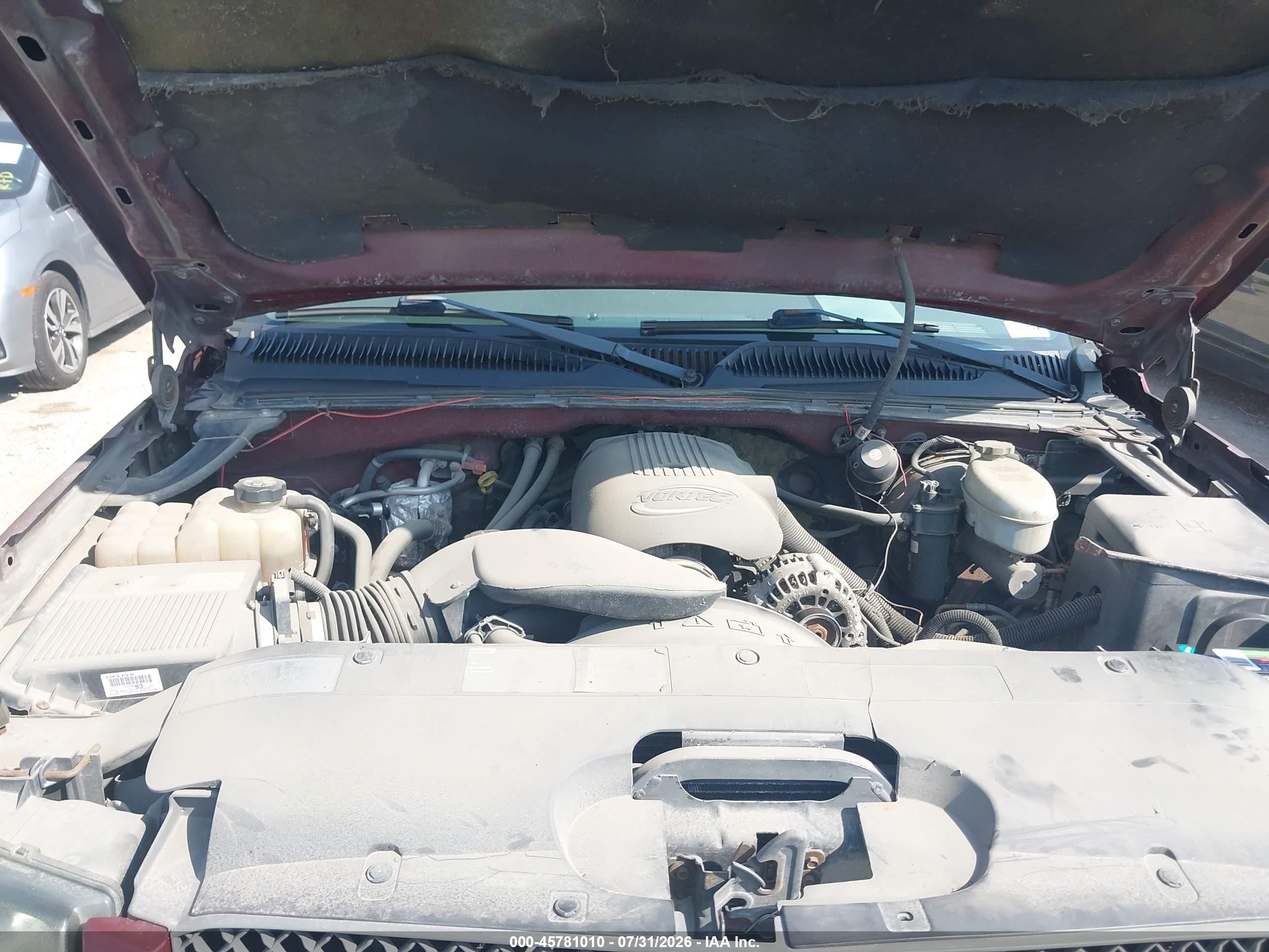 2003 Chevrolet Silverado 1500 Ls Темно-бордовый vin: 1GCEK19T83E231030