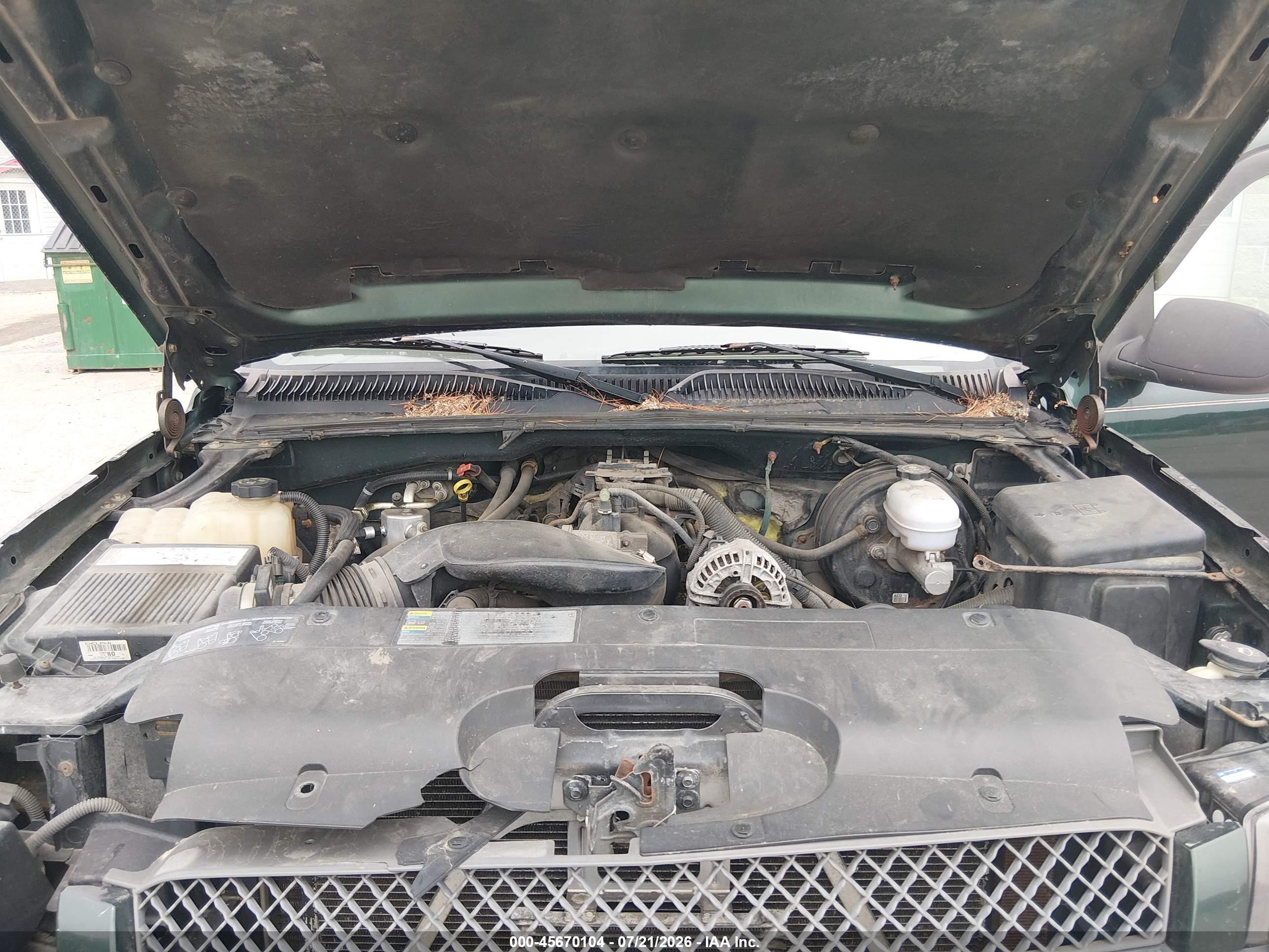 2005 Chevrolet Silverado 1500 Ls Green vin: 1GCEK19T85Z183900
