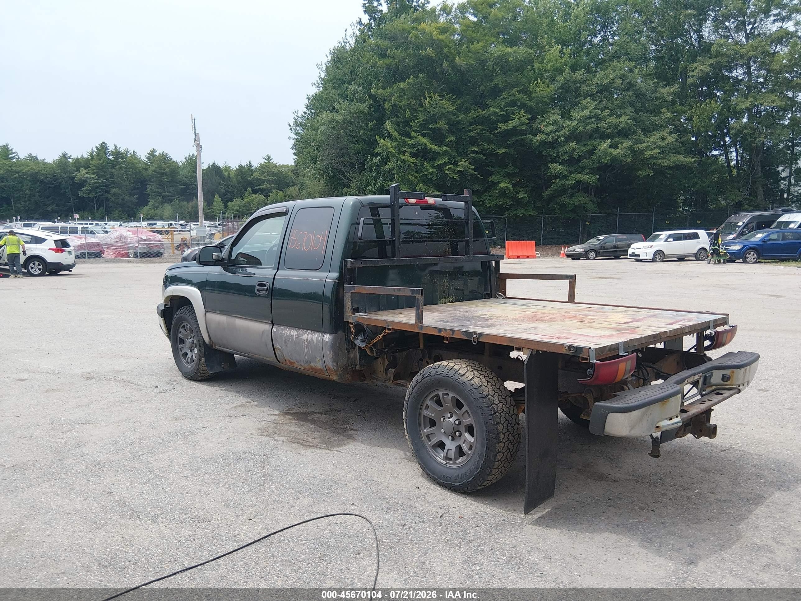 2005 Chevrolet Silverado 1500 Ls Green vin: 1GCEK19T85Z183900