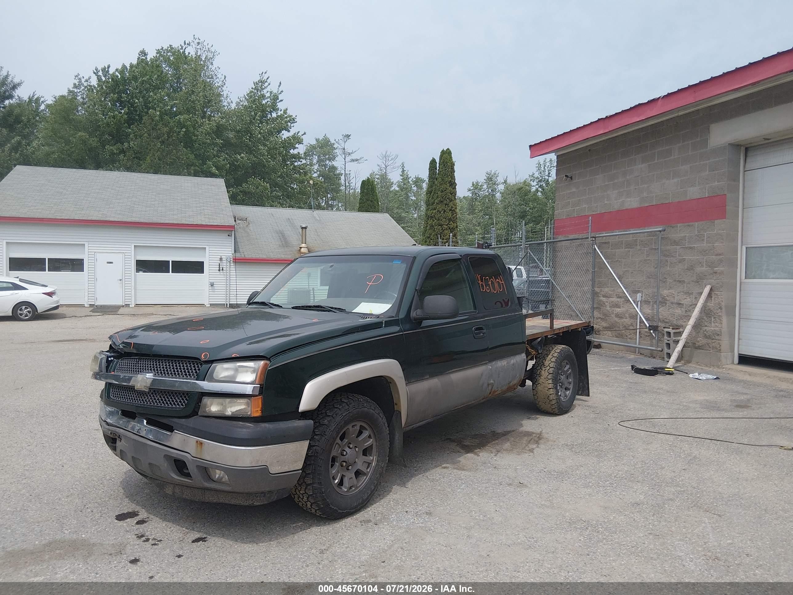 2005 Chevrolet Silverado 1500 Ls Green vin: 1GCEK19T85Z183900