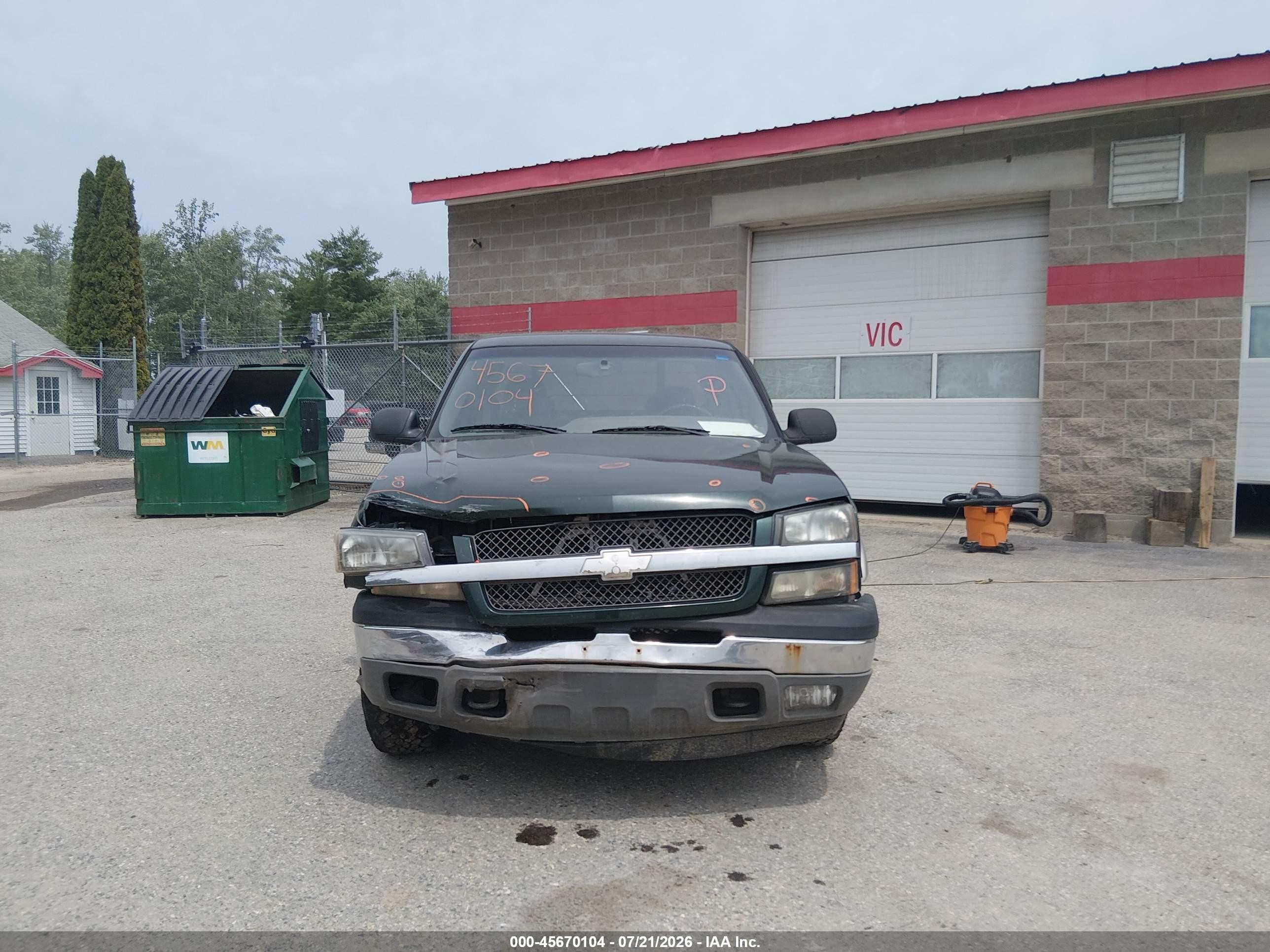 2005 Chevrolet Silverado 1500 Ls Green vin: 1GCEK19T85Z183900