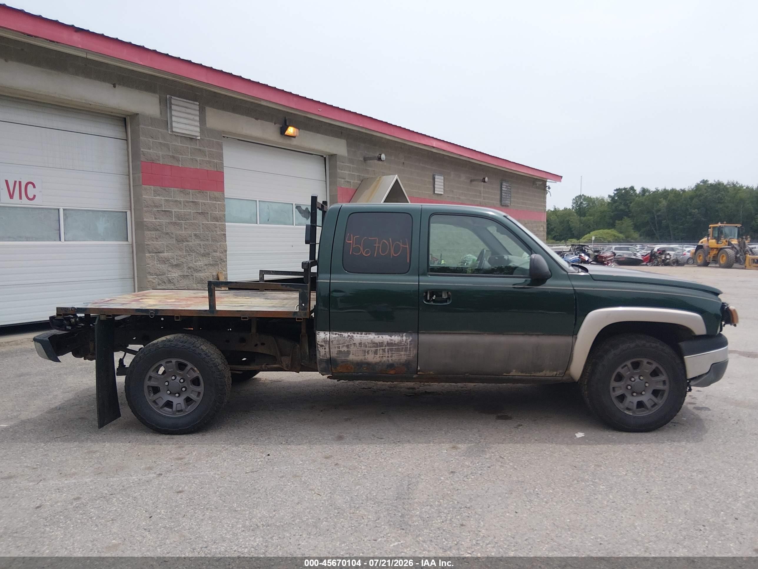 2005 Chevrolet Silverado 1500 Ls Green vin: 1GCEK19T85Z183900