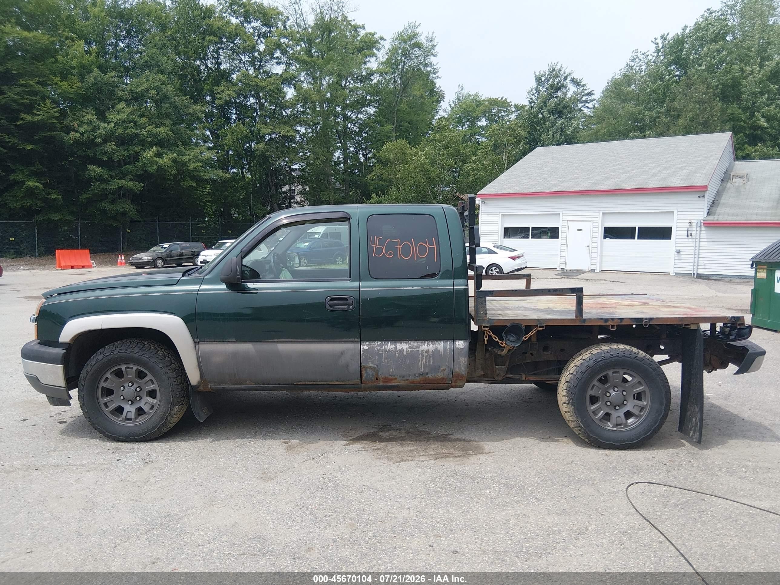 2005 Chevrolet Silverado 1500 Ls Green vin: 1GCEK19T85Z183900