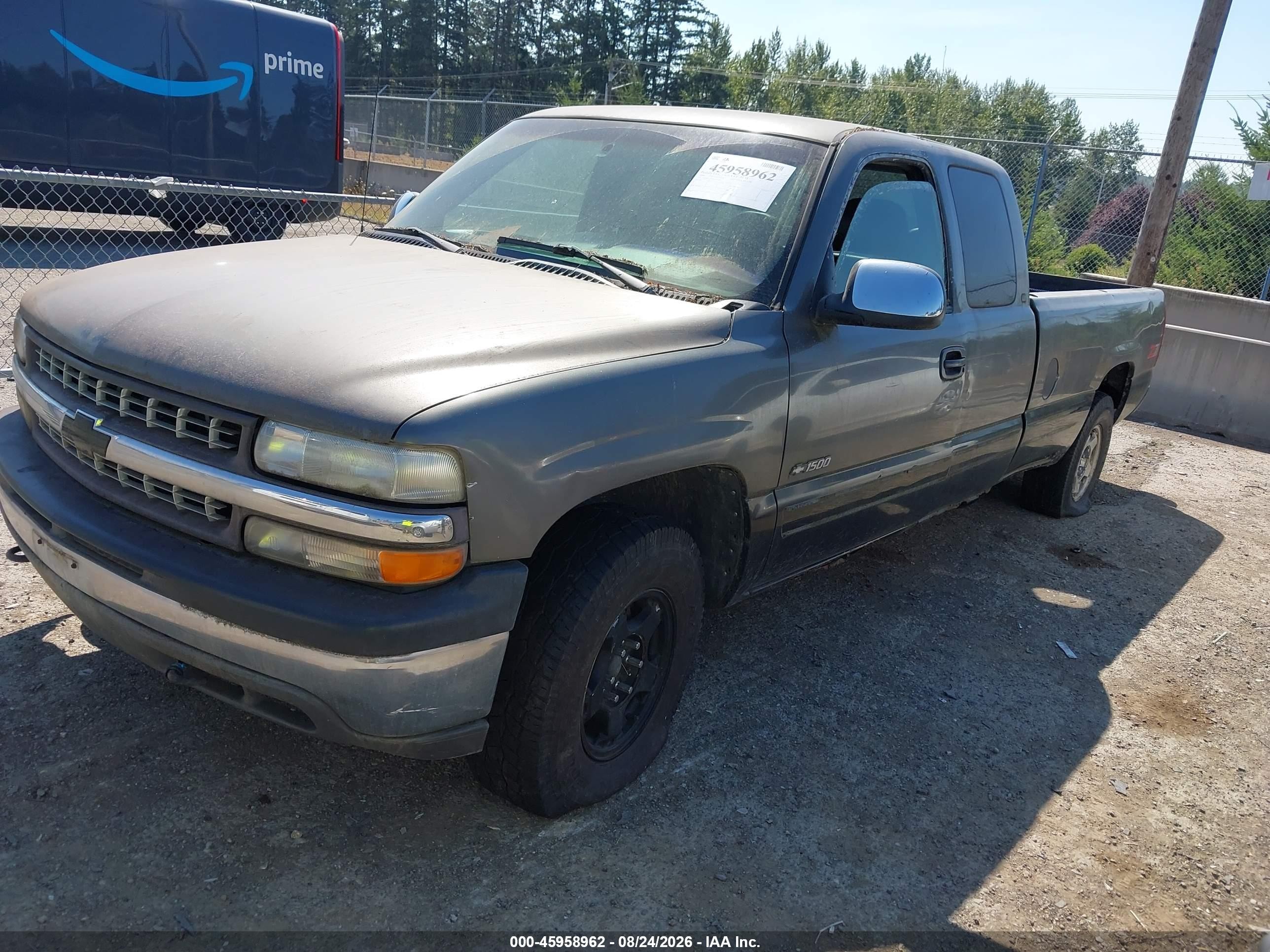1999 Chevrolet Silverado 1500 Ls/lt Black vin: 1GCEK19T8XE174754