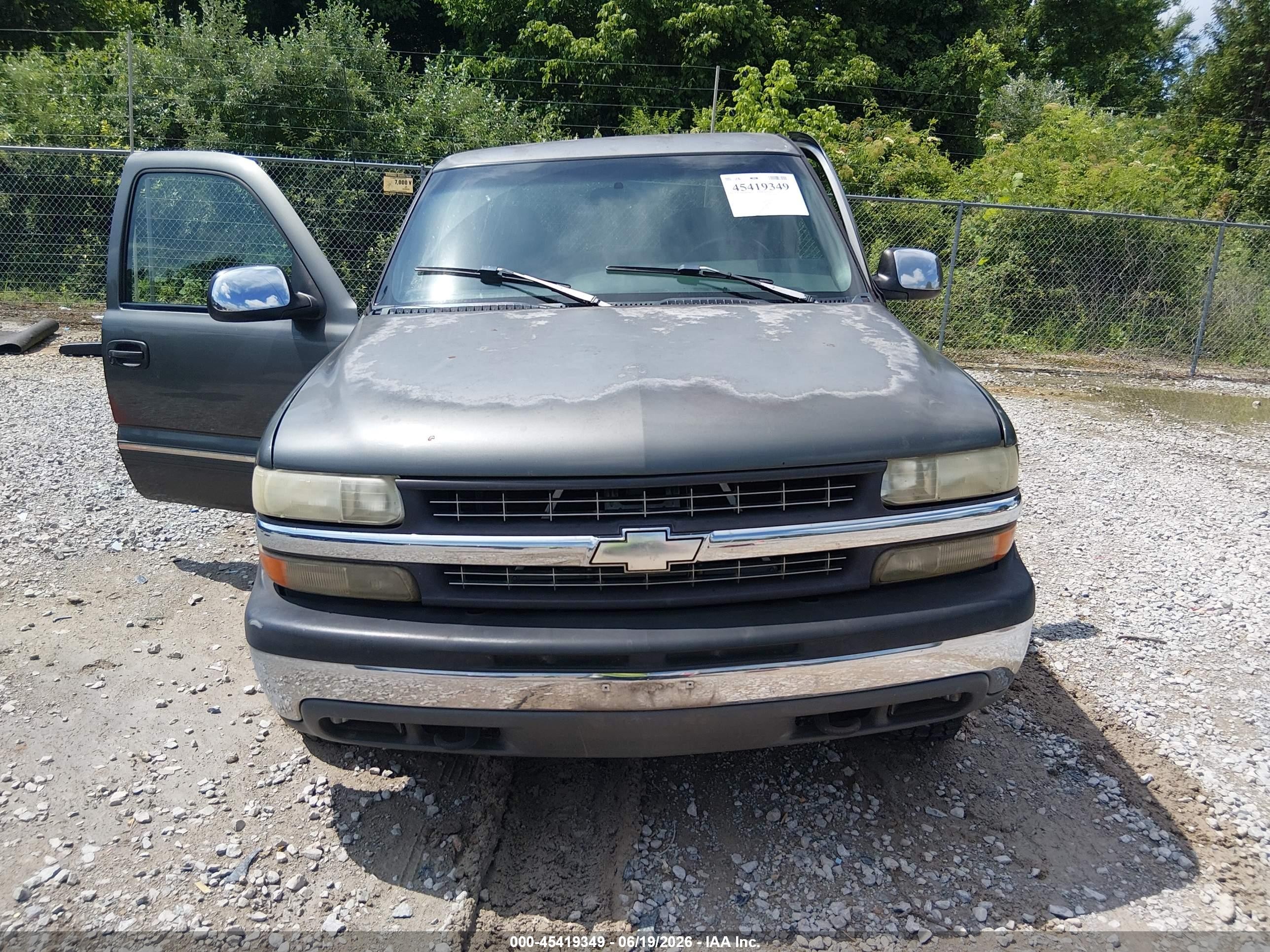 1999 Chevrolet Silverado 1500 Ls Gray vin: 1GCEK19T8XE236766