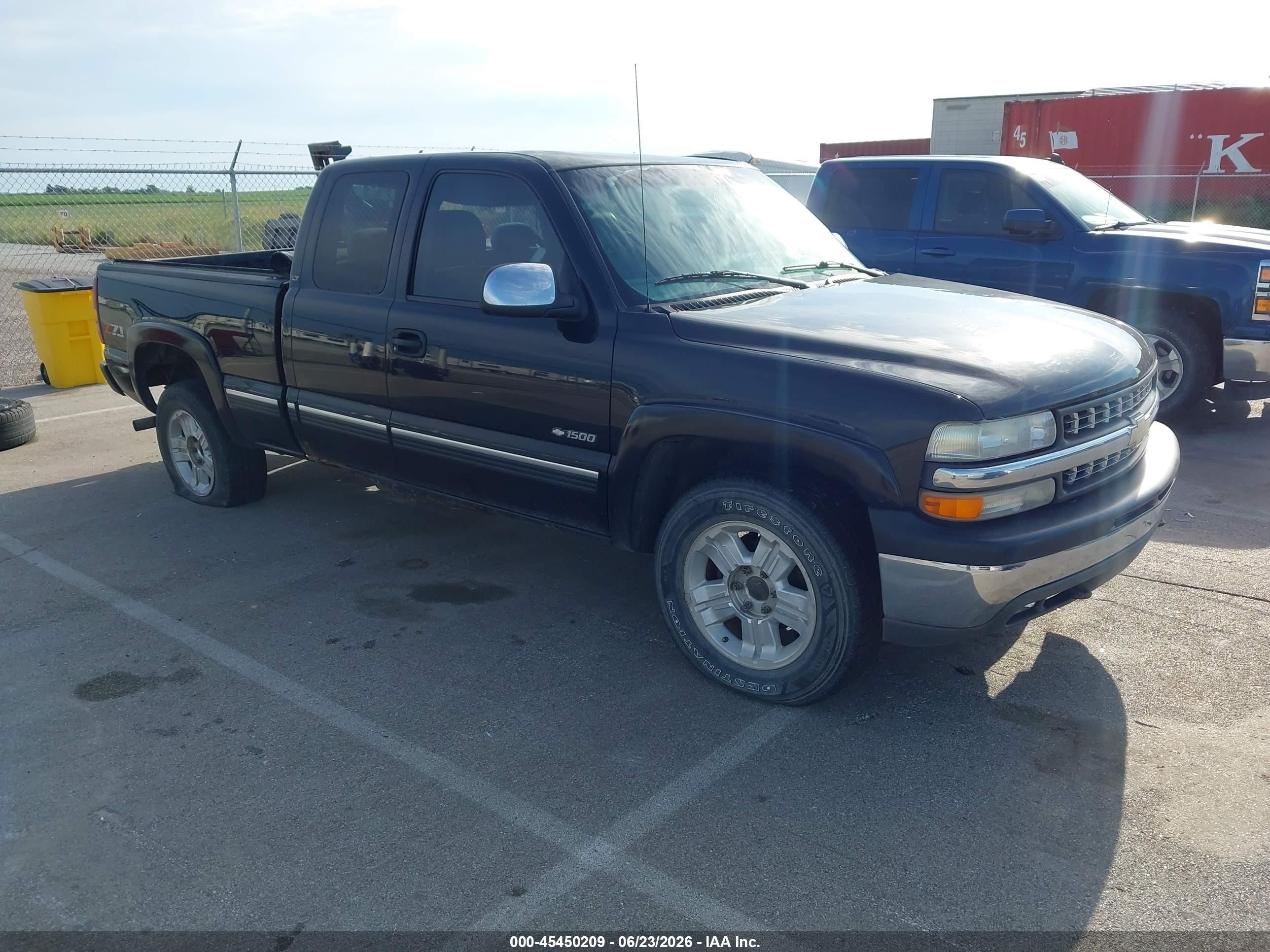 2000 Chevrolet Silverado 1500 Lt Black vin: 1GCEK19T8YZ331063