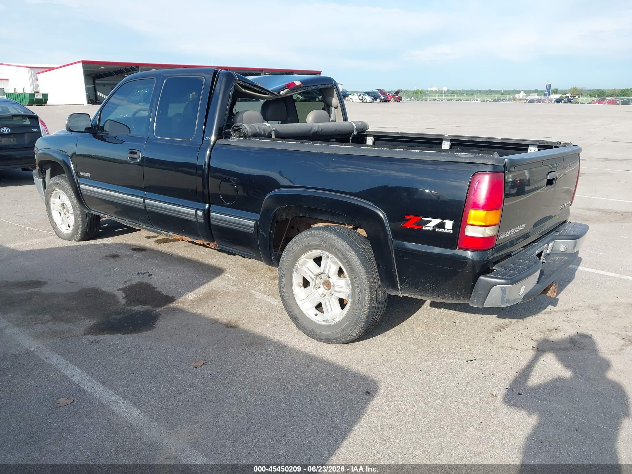 2000 Chevrolet Silverado 1500 Lt Black vin: 1GCEK19T8YZ331063