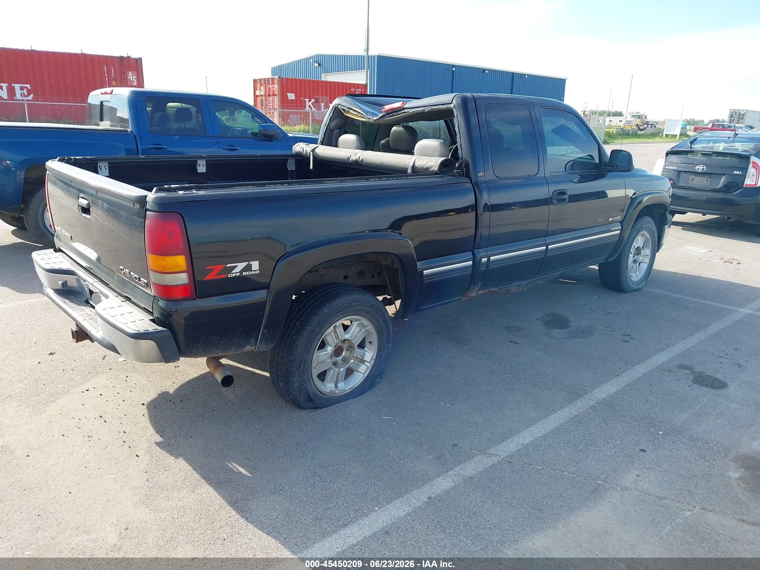 2000 Chevrolet Silverado 1500 Lt Black vin: 1GCEK19T8YZ331063