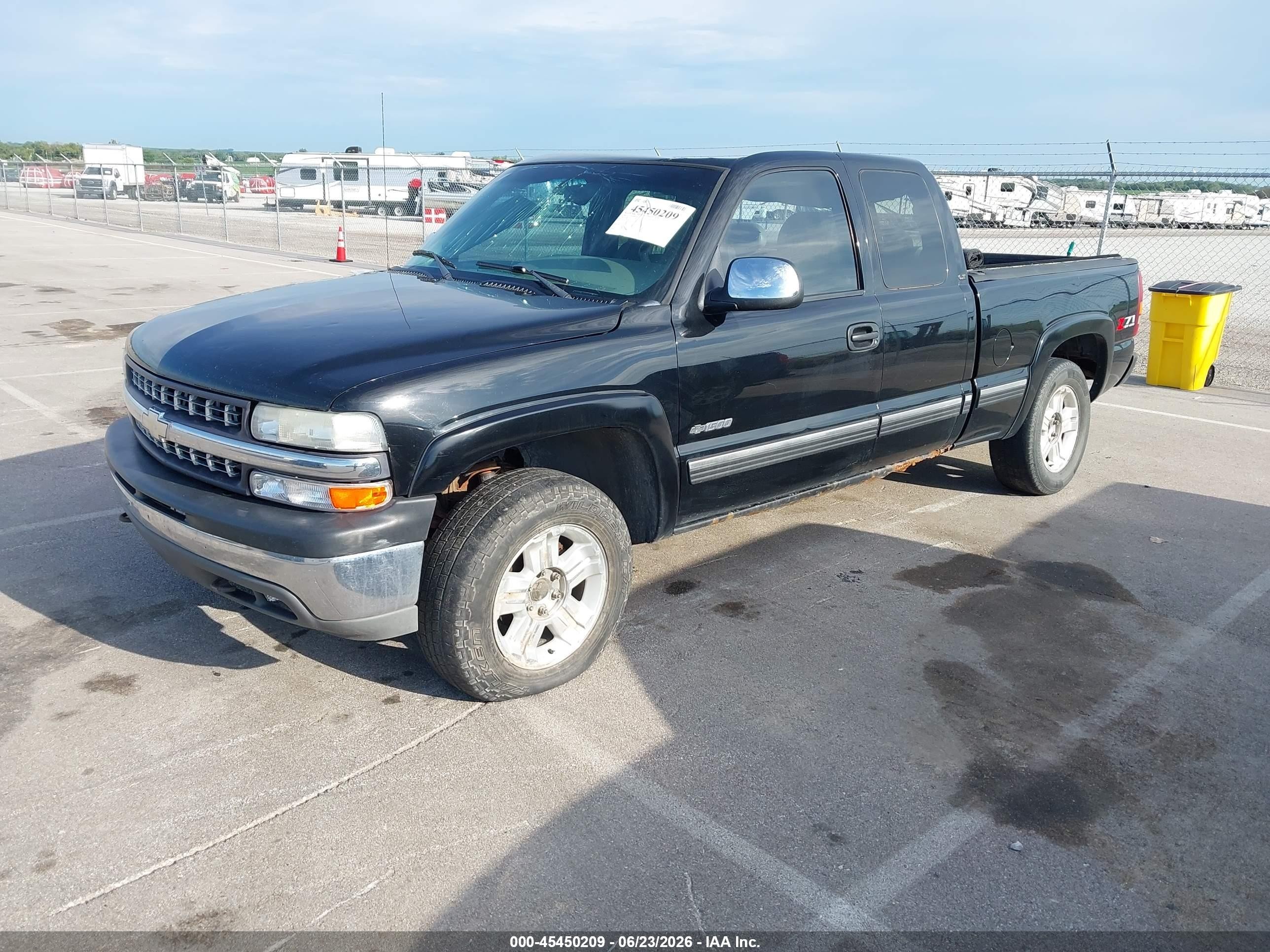 2000 Chevrolet Silverado 1500 Lt Black vin: 1GCEK19T8YZ331063