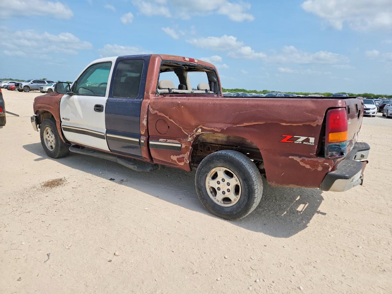 2001 Chevrolet Silverado K1500 Maroon vin: 1GCEK19T91E127188