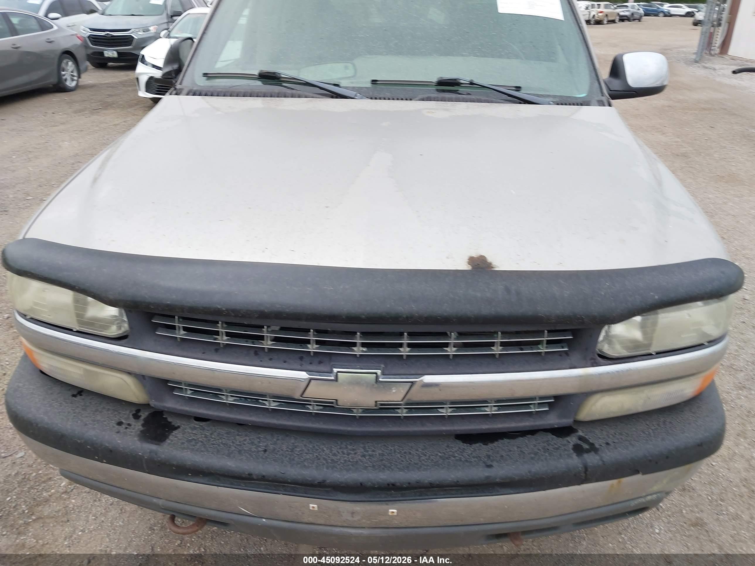 2001 Chevrolet Silverado 1500 Ls Желто-коричневый vin: 1GCEK19T91E130799