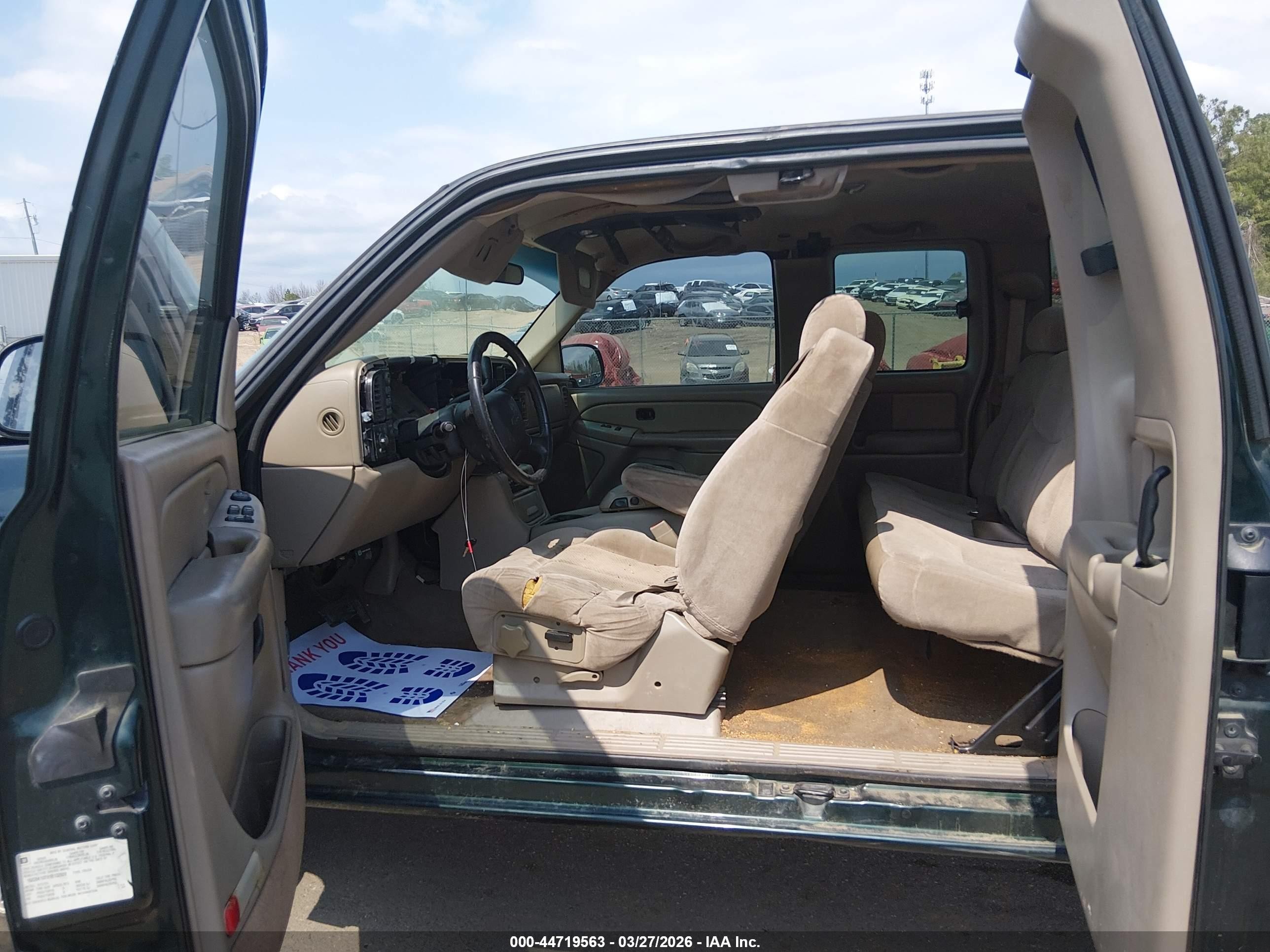 2001 Chevrolet Silverado 1500 Ls Green vin: 1GCEK19T91E132939