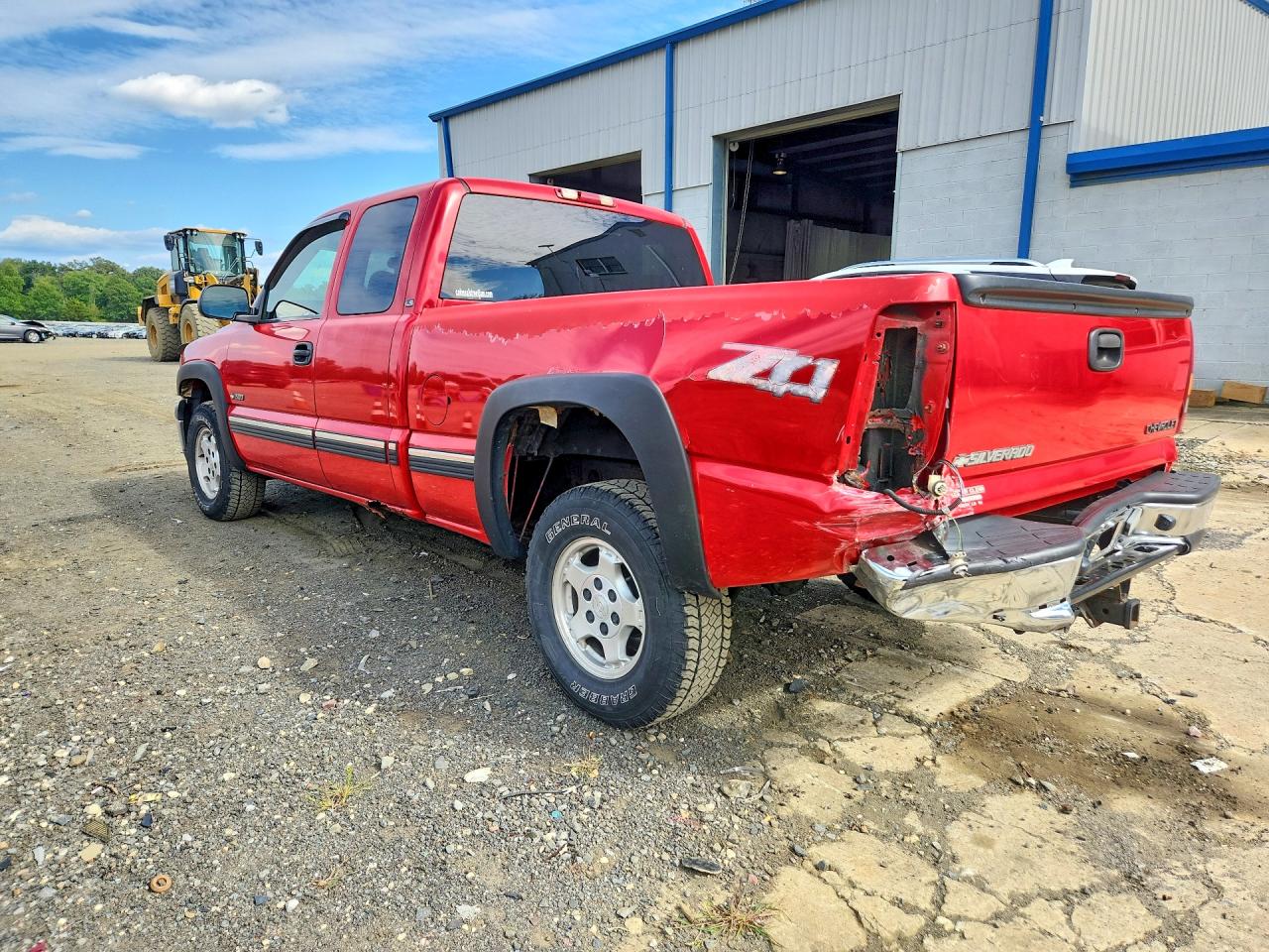 2001 Chevrolet Silverado K1500 Red vin: 1GCEK19T91E141169