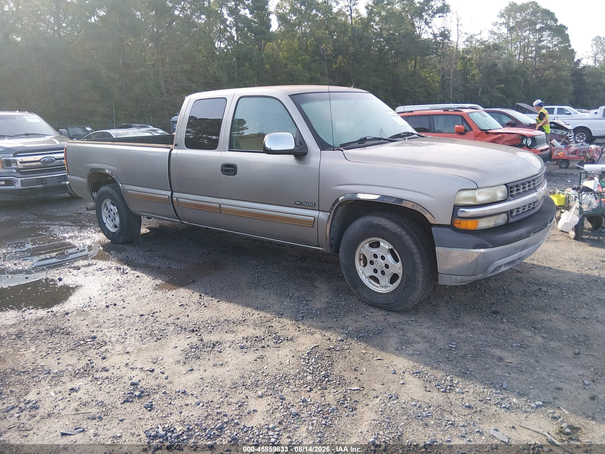 2002 Chevrolet Silverado 1500 Lt Tan vin: 1GCEK19T92E128925