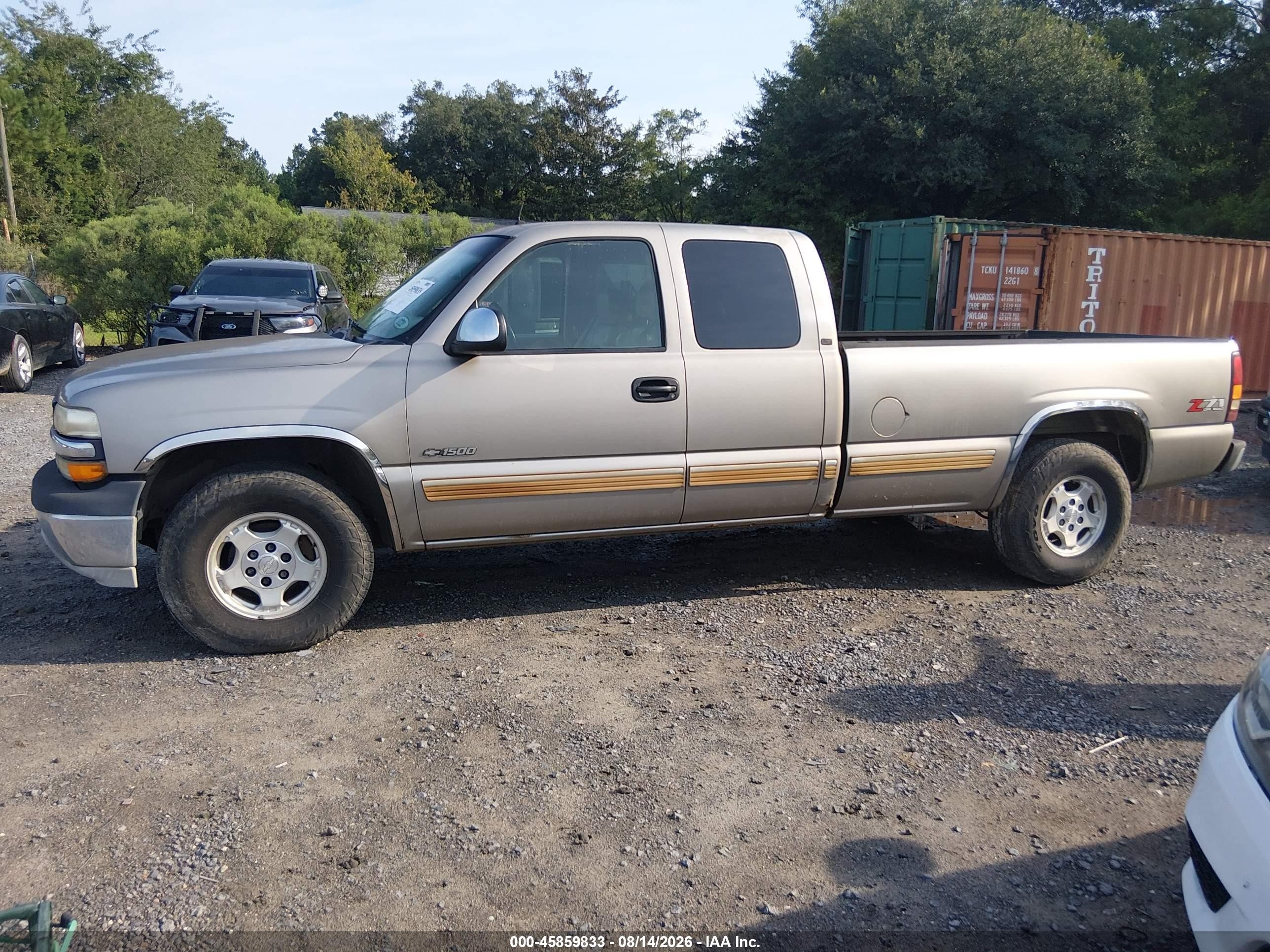 2002 Chevrolet Silverado 1500 Lt Tan vin: 1GCEK19T92E128925