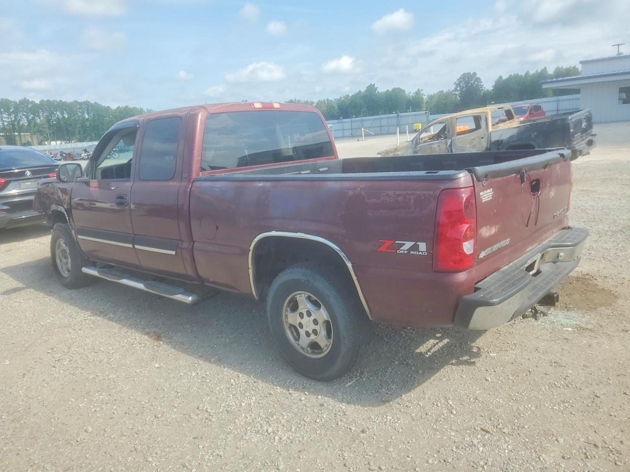 2003 Chevrolet Silverado K1500 Burgundy vin: 1GCEK19T93E295545