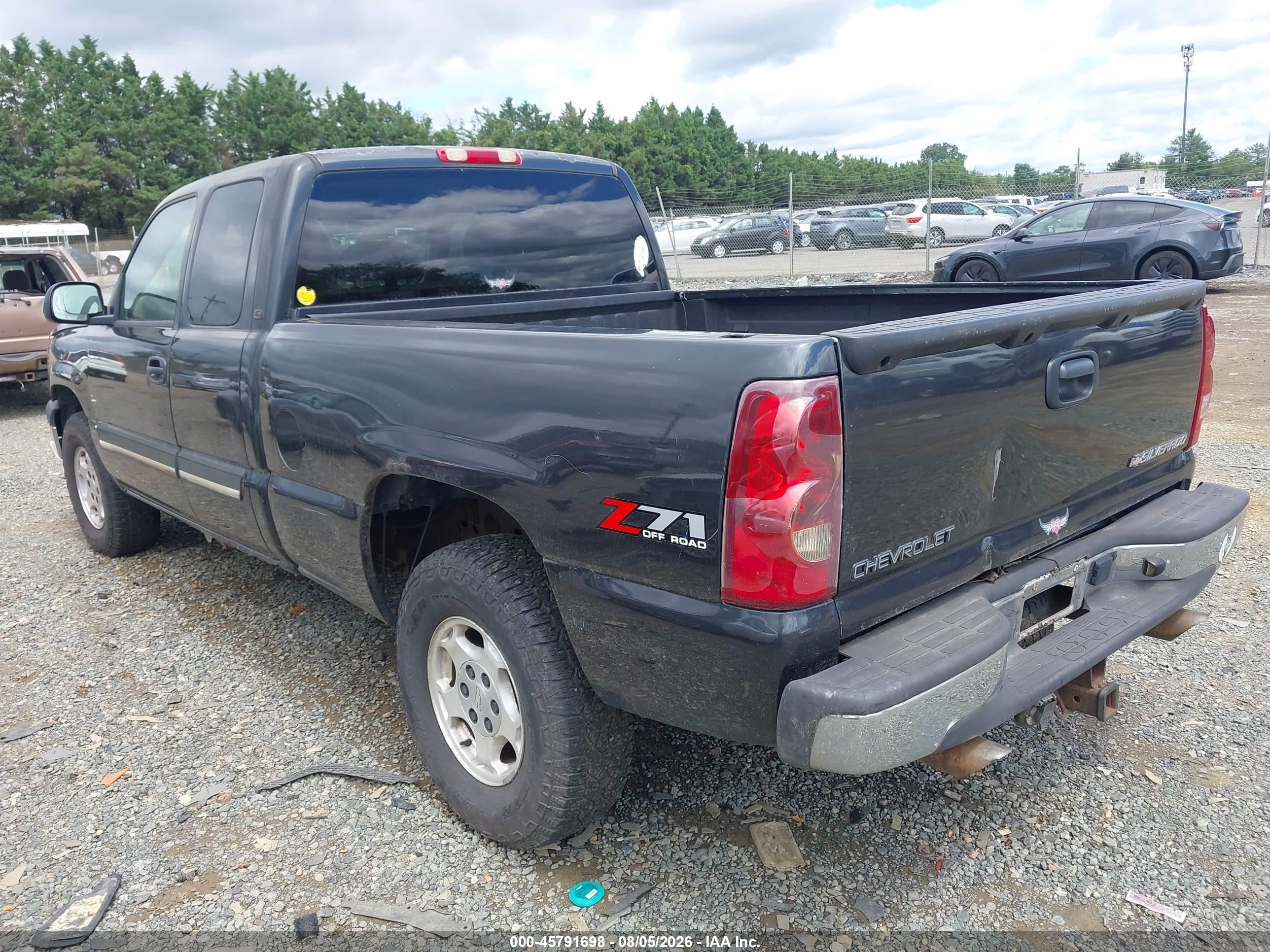 2003 Chevrolet Silverado 1500 Lt Black vin: 1GCEK19T93E299501