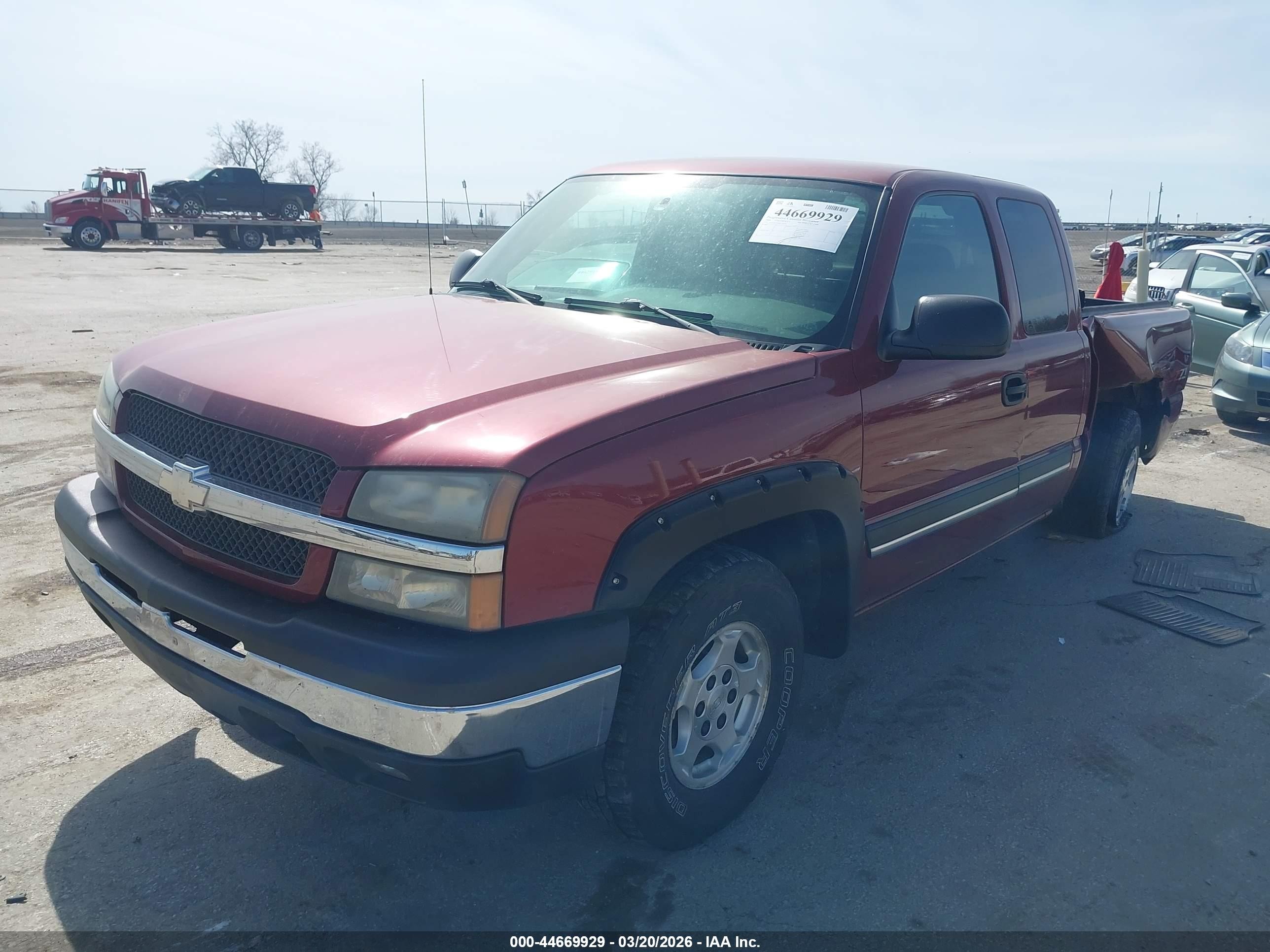 2004 Chevrolet Silverado 1500 Z71 Красный vin: 1GCEK19T94E179392