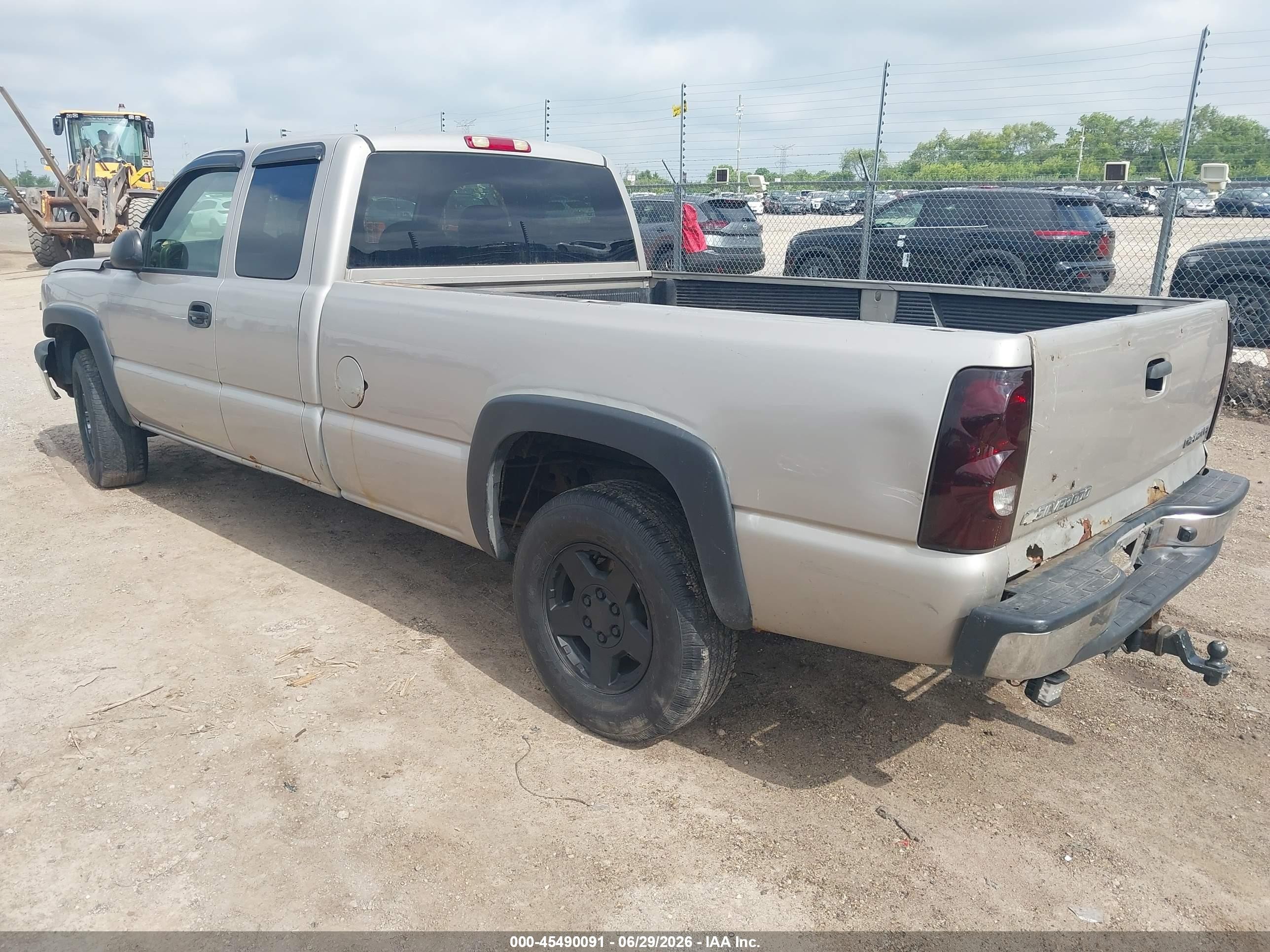 2004 Chevrolet Silverado 1500 Lt Silver vin: 1GCEK19T94E213153