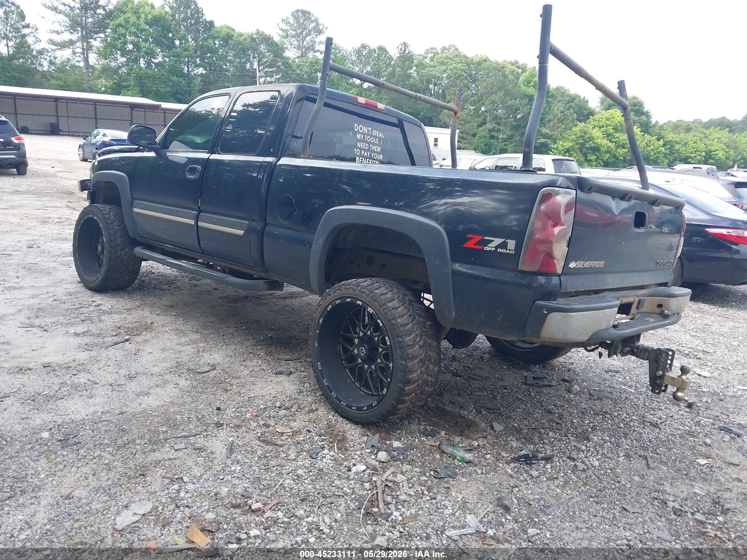 2004 Chevrolet Silverado 1500 Z71 Blue vin: 1GCEK19T94E222421