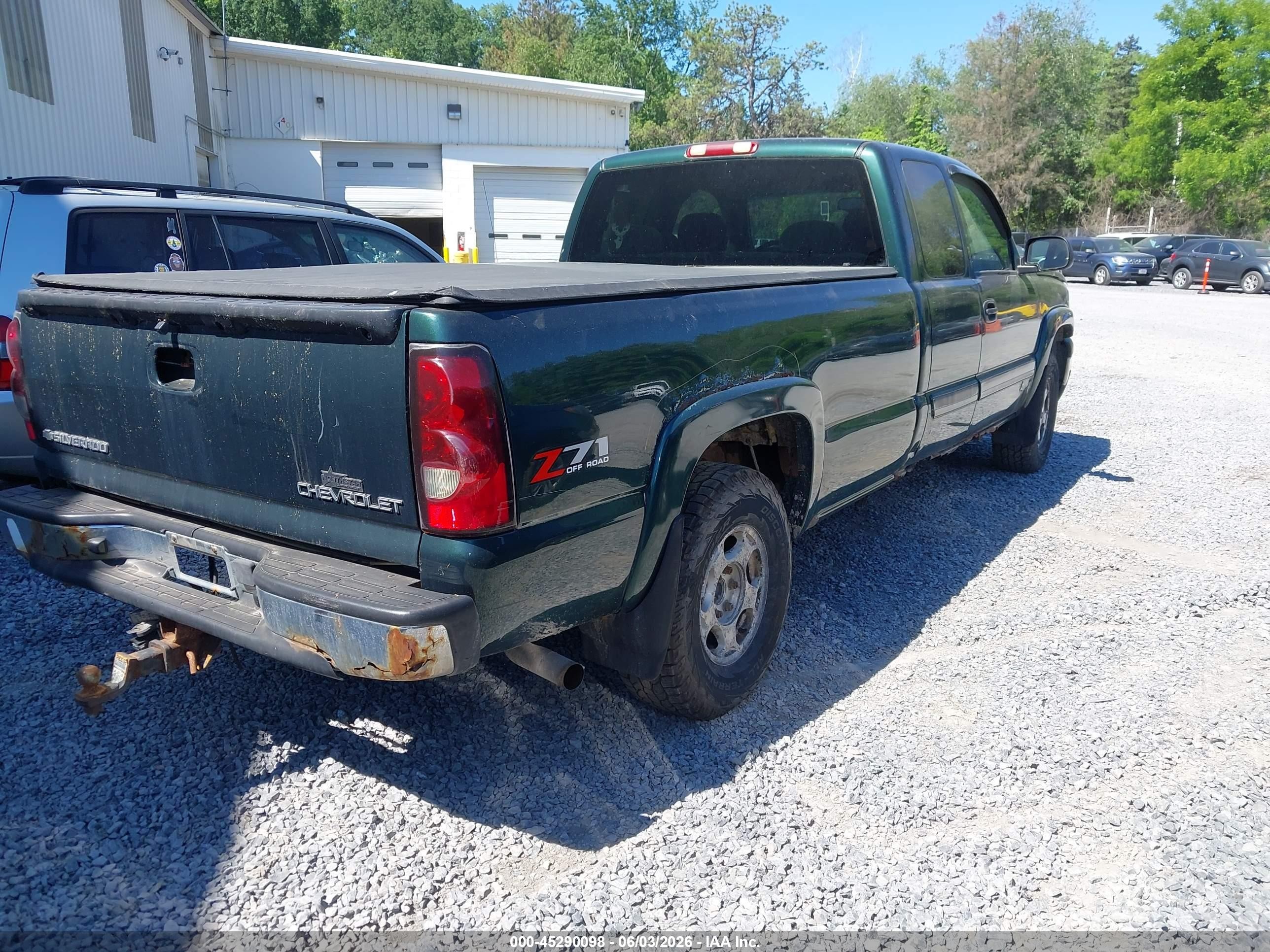 2004 Chevrolet Silverado 1500 Z71 Green vin: 1GCEK19T94E266824