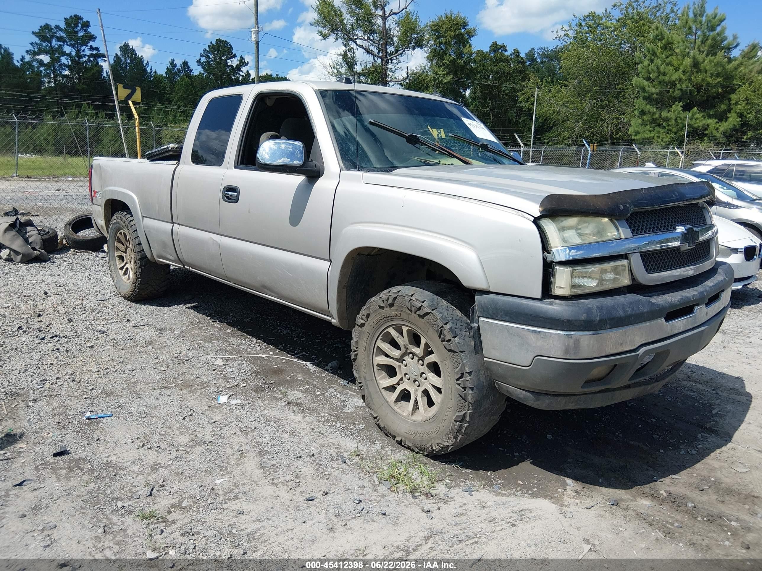 2004 Chevrolet Silverado 1500 Z71 Beige vin: 1GCEK19T94E296969