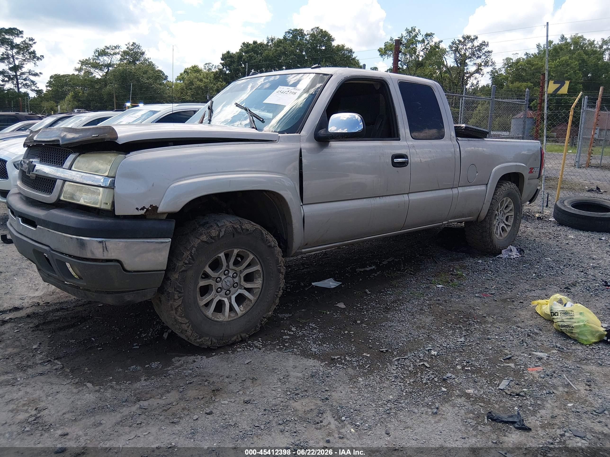 2004 Chevrolet Silverado 1500 Z71 Beige vin: 1GCEK19T94E296969