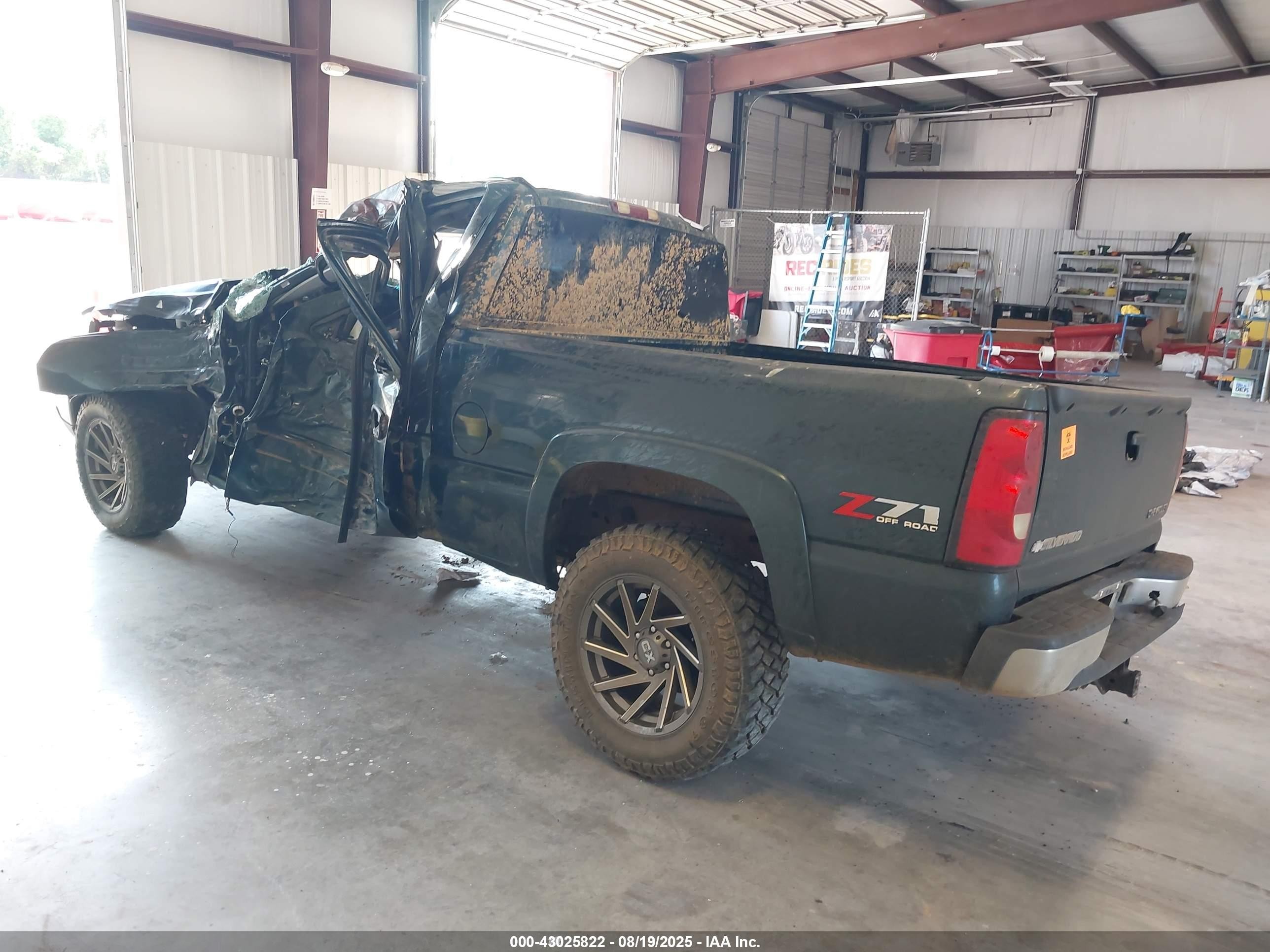 2004 Chevrolet Silverado 1500 Z71 Green vin: 1GCEK19T94E348973