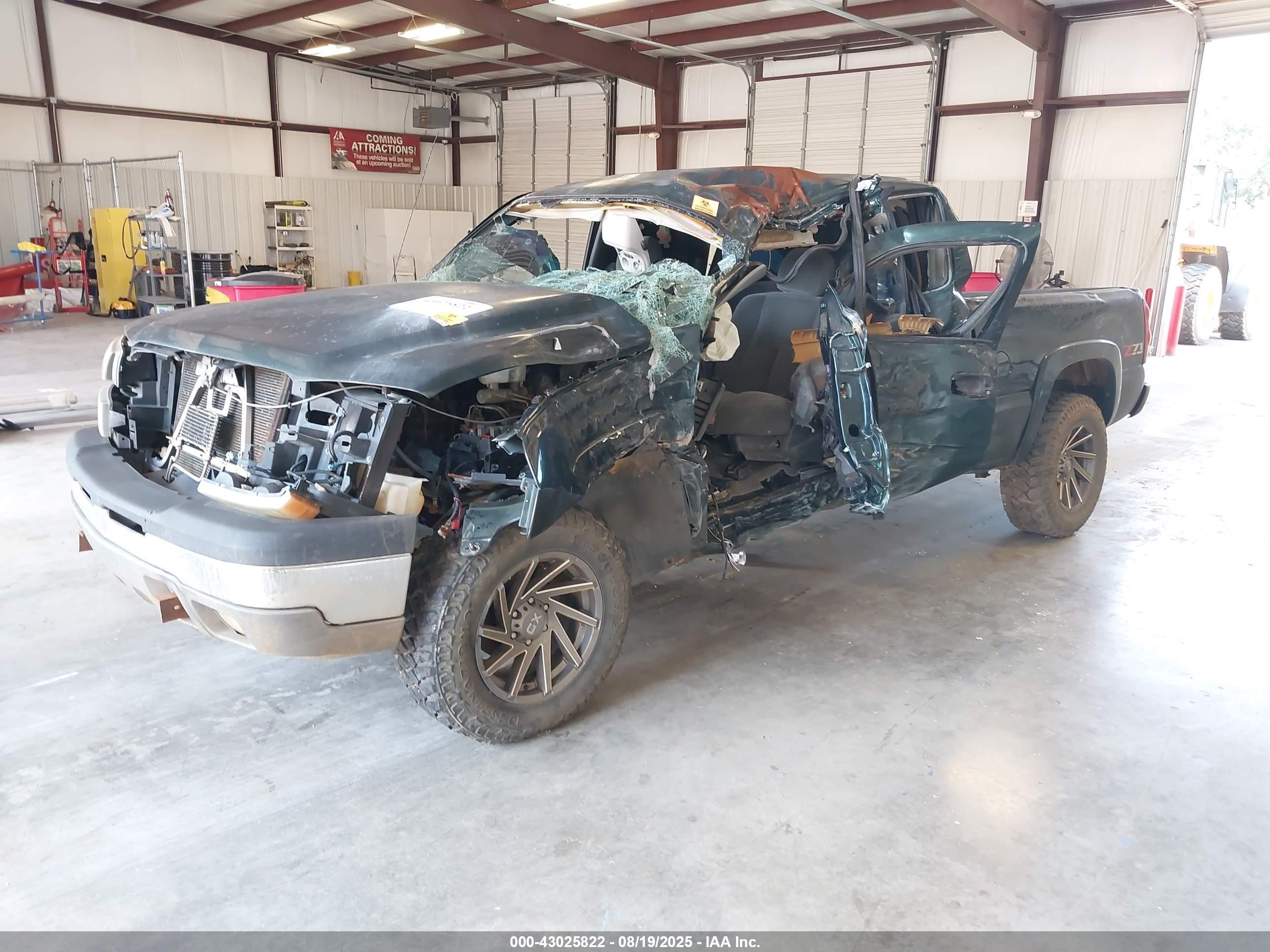 2004 Chevrolet Silverado 1500 Z71 Green vin: 1GCEK19T94E348973