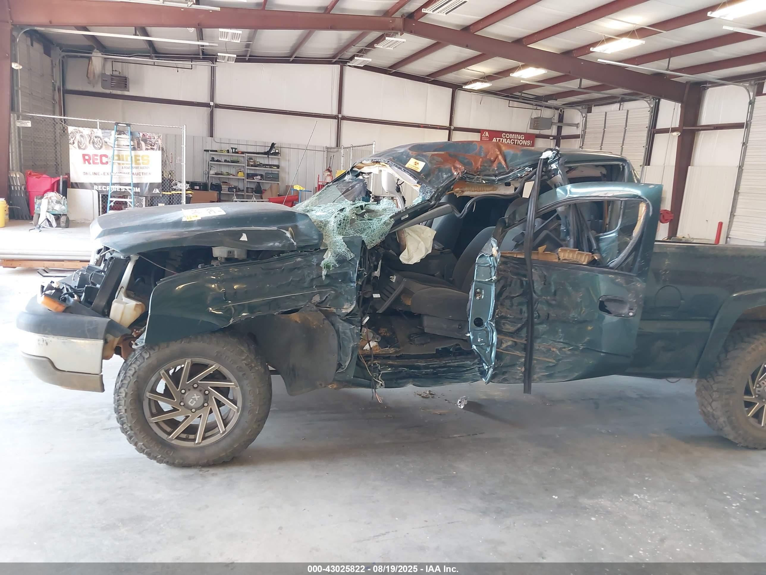 2004 Chevrolet Silverado 1500 Z71 Green vin: 1GCEK19T94E348973