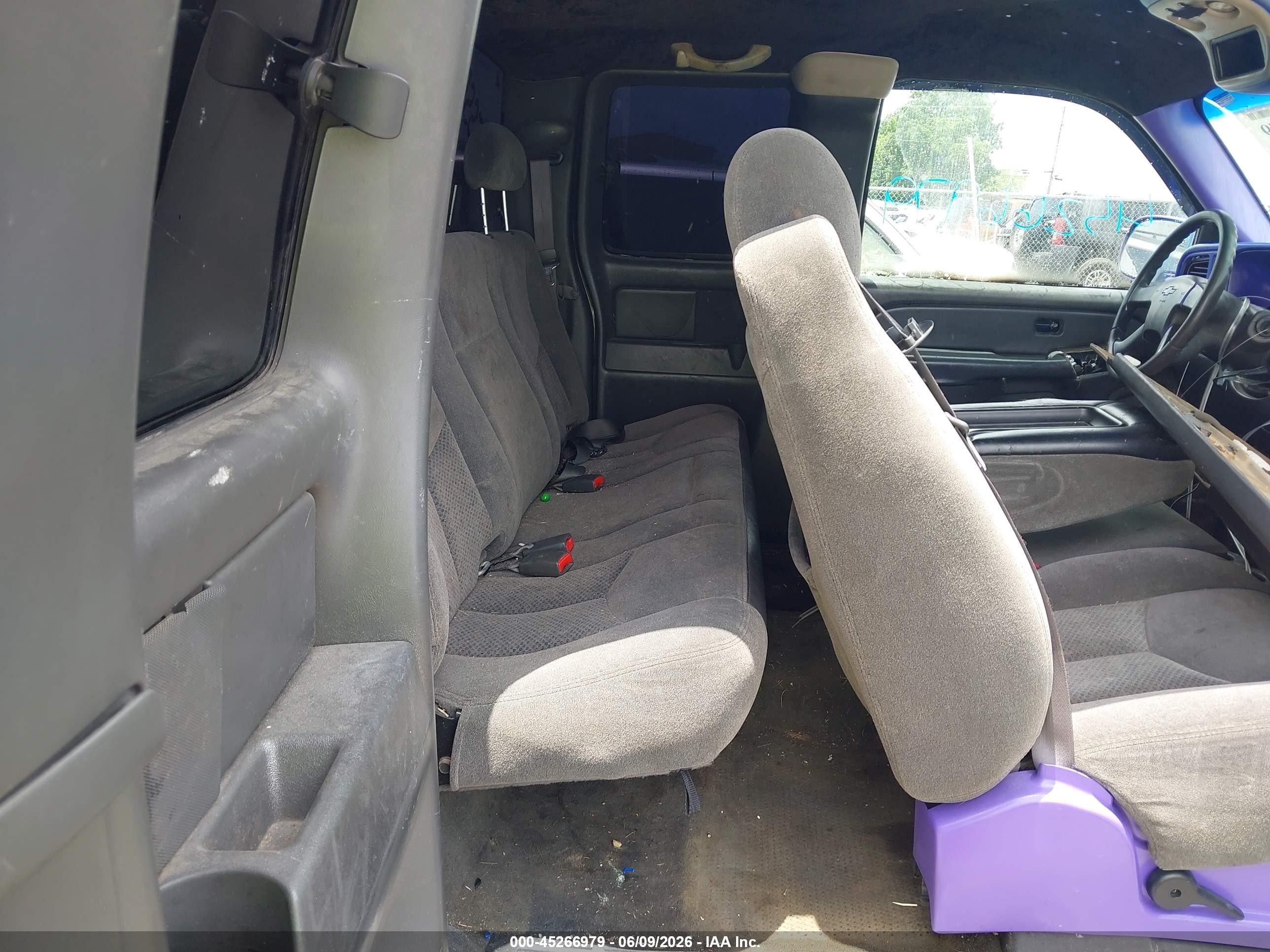 2005 Chevrolet Silverado 1500 Ls Black vin: 1GCEK19T95E202865