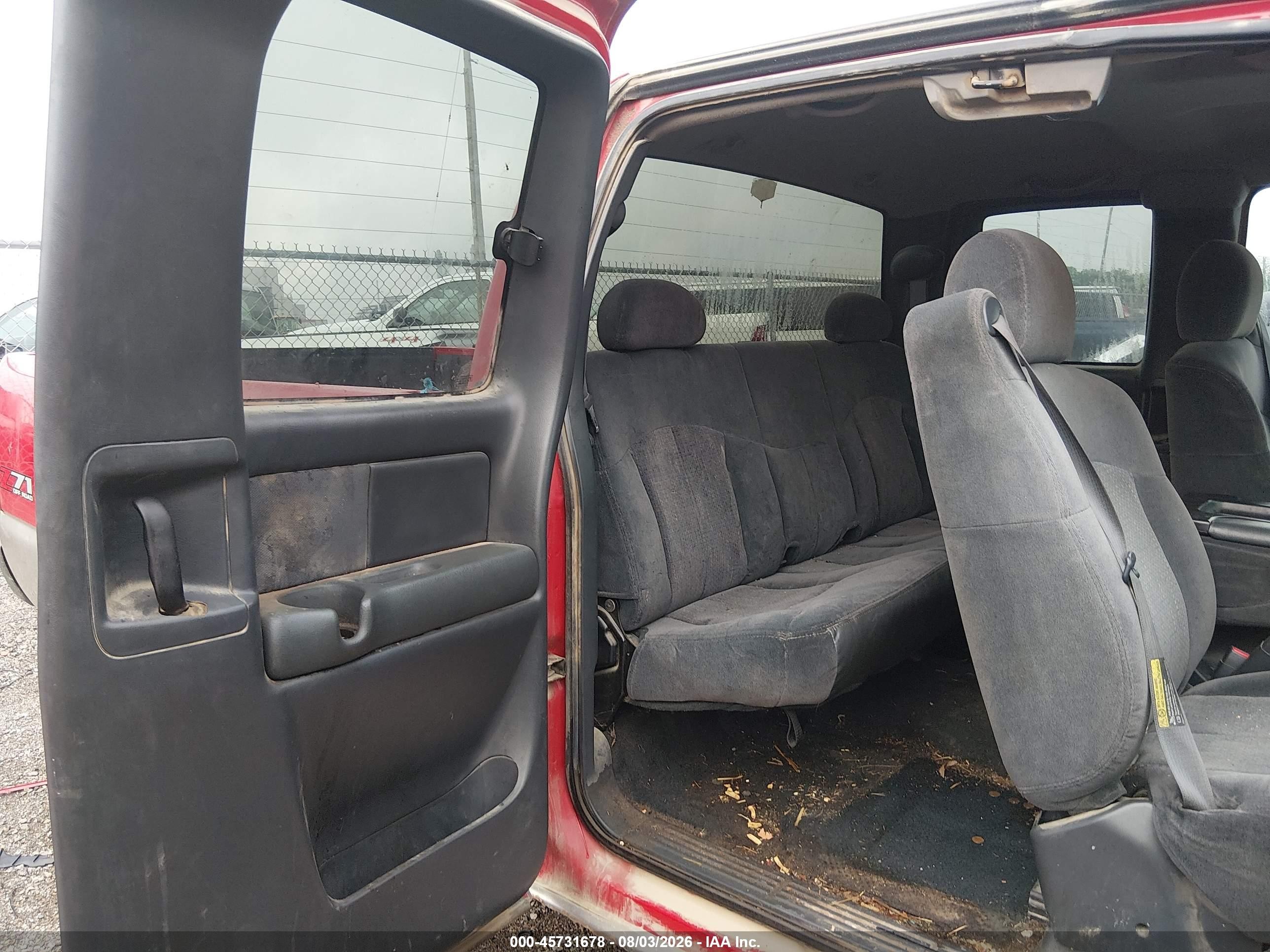 2001 Chevrolet Silverado 1500 Ls Red vin: 1GCEK19TX1E244763