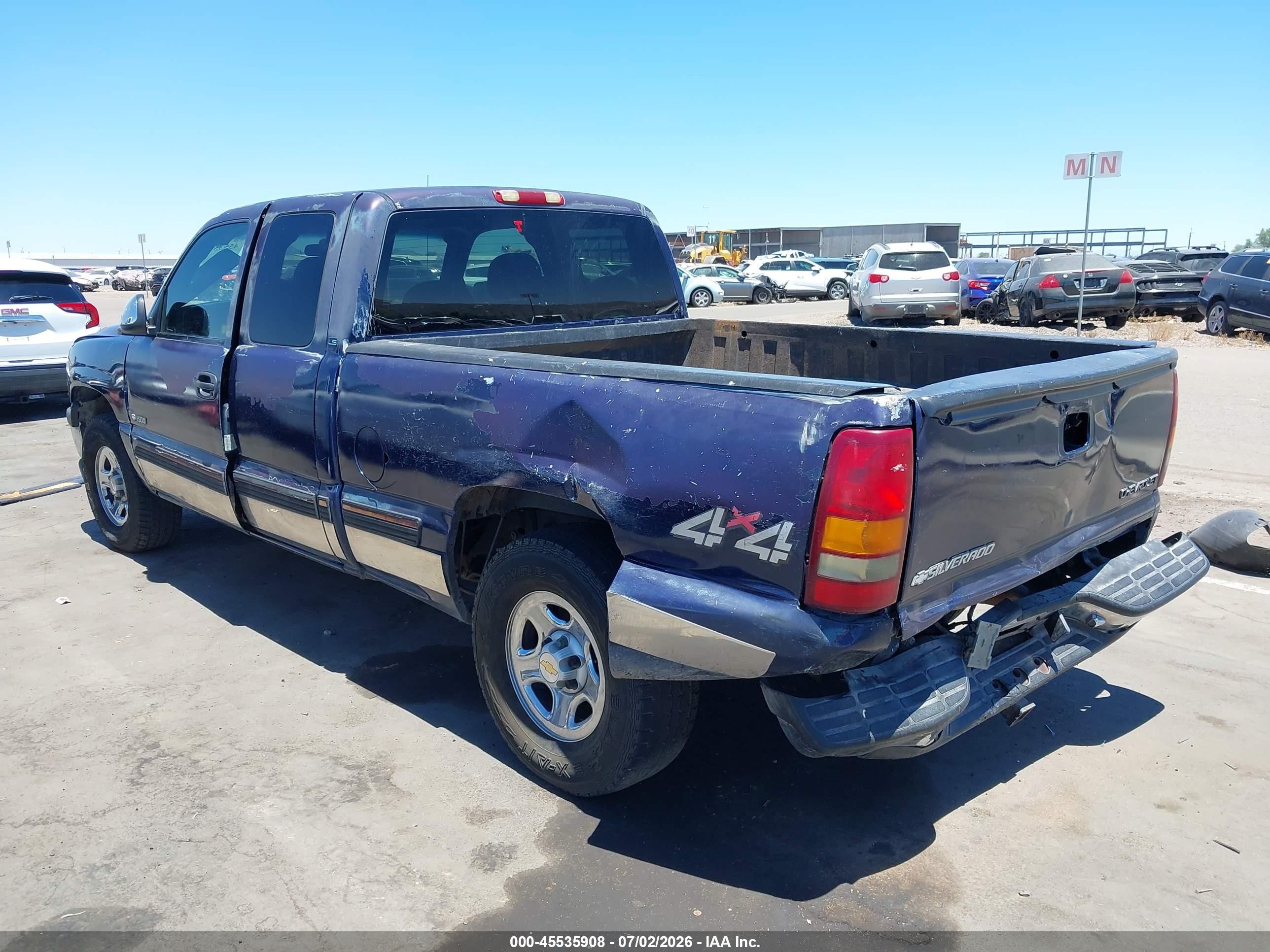 2001 Chevrolet Silverado 1500 Ls Purple vin: 1GCEK19TX1E297415