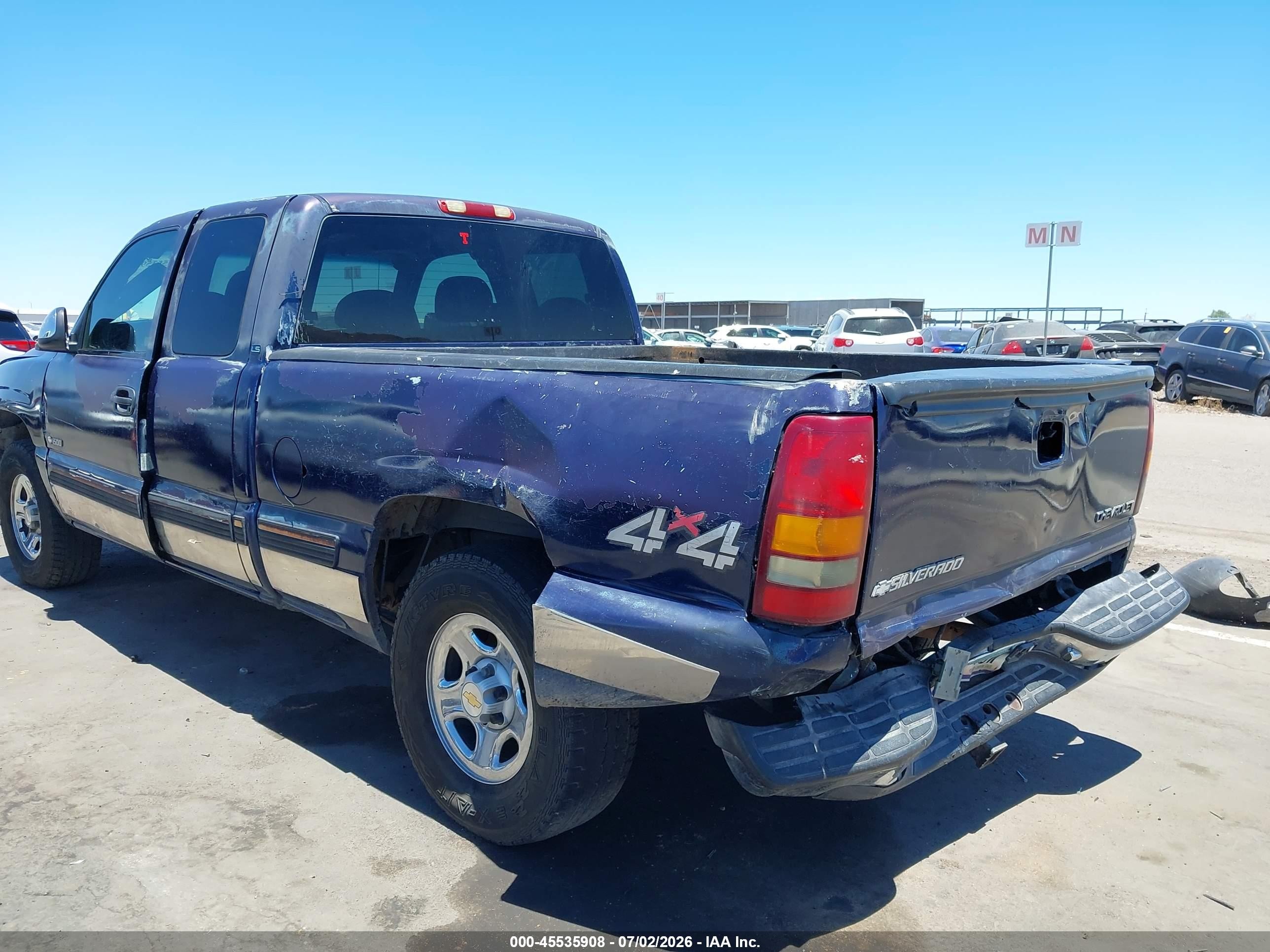 2001 Chevrolet Silverado 1500 Ls Purple vin: 1GCEK19TX1E297415