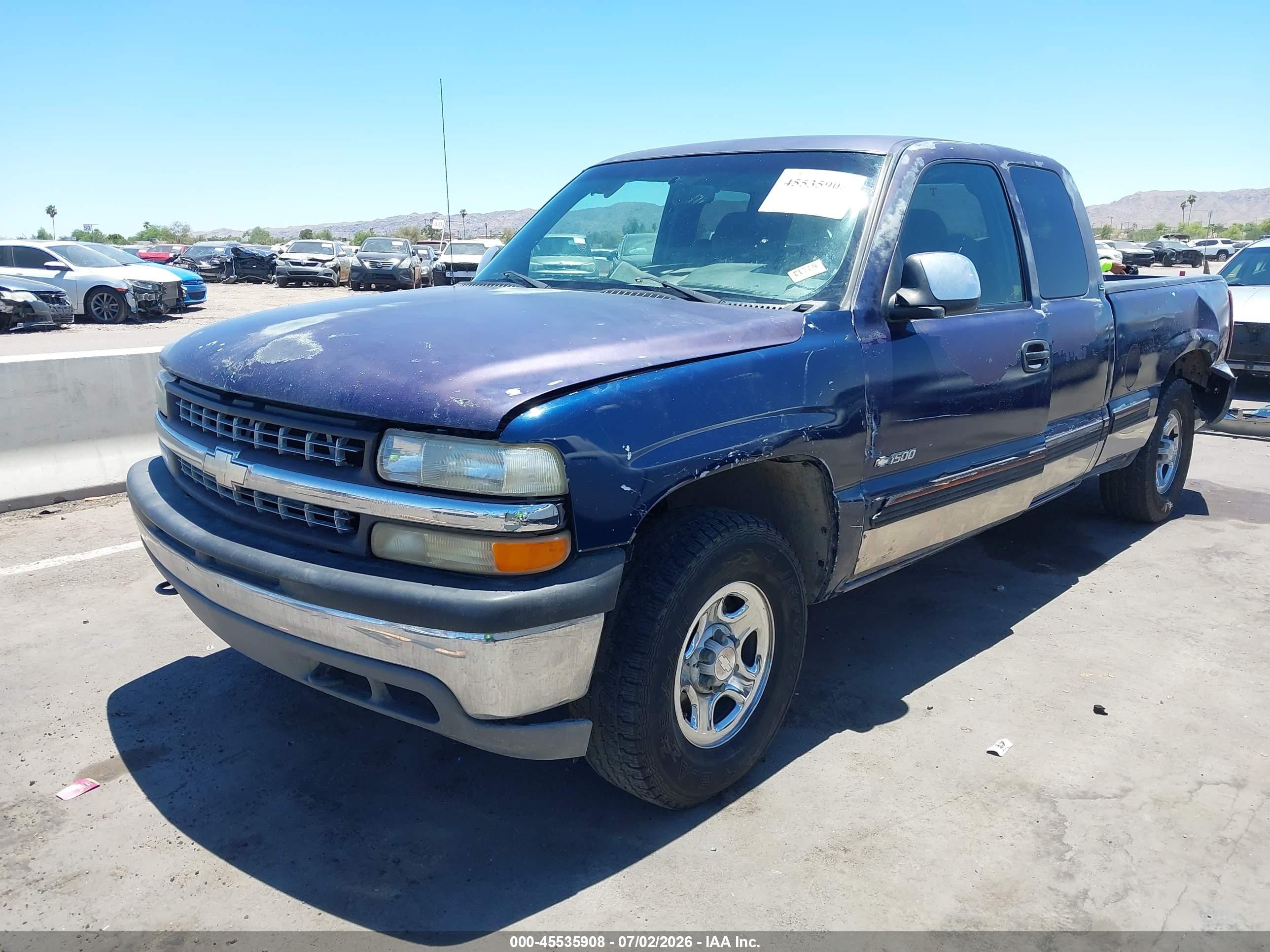 2001 Chevrolet Silverado 1500 Ls Purple vin: 1GCEK19TX1E297415
