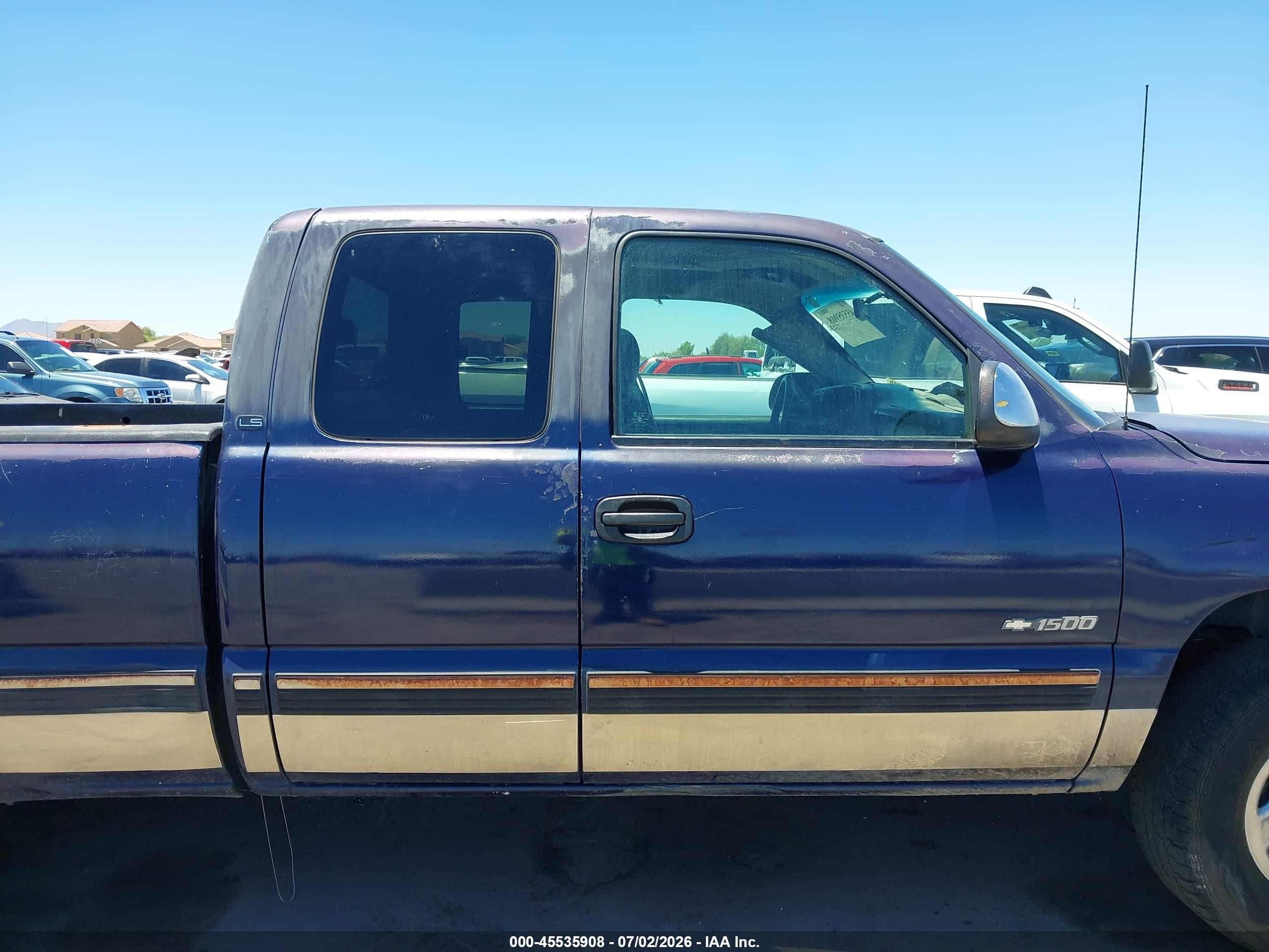 2001 Chevrolet Silverado 1500 Ls Purple vin: 1GCEK19TX1E297415