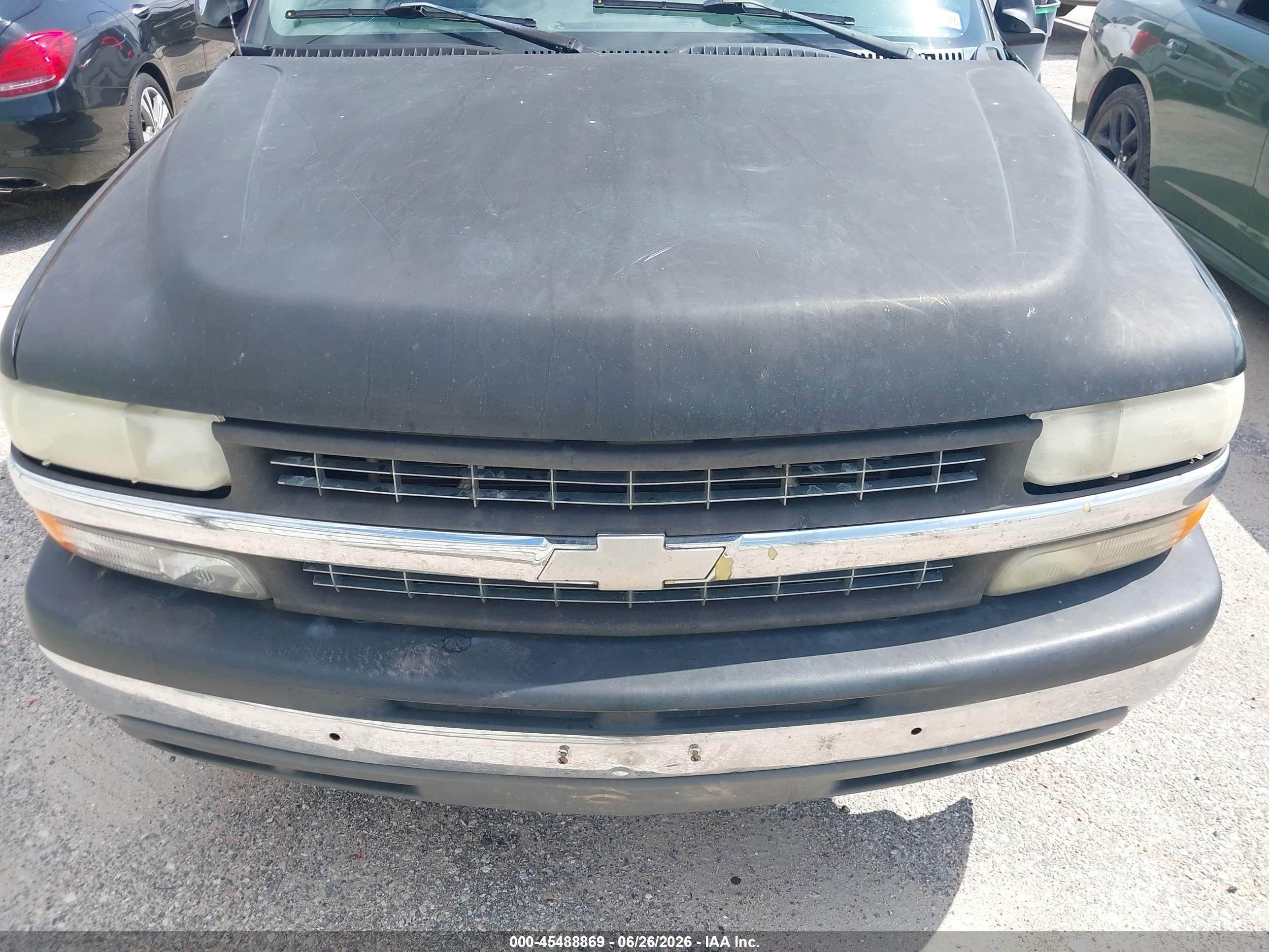 2001 Chevrolet Silverado 1500 Ls Black vin: 1GCEK19TX1Z130982