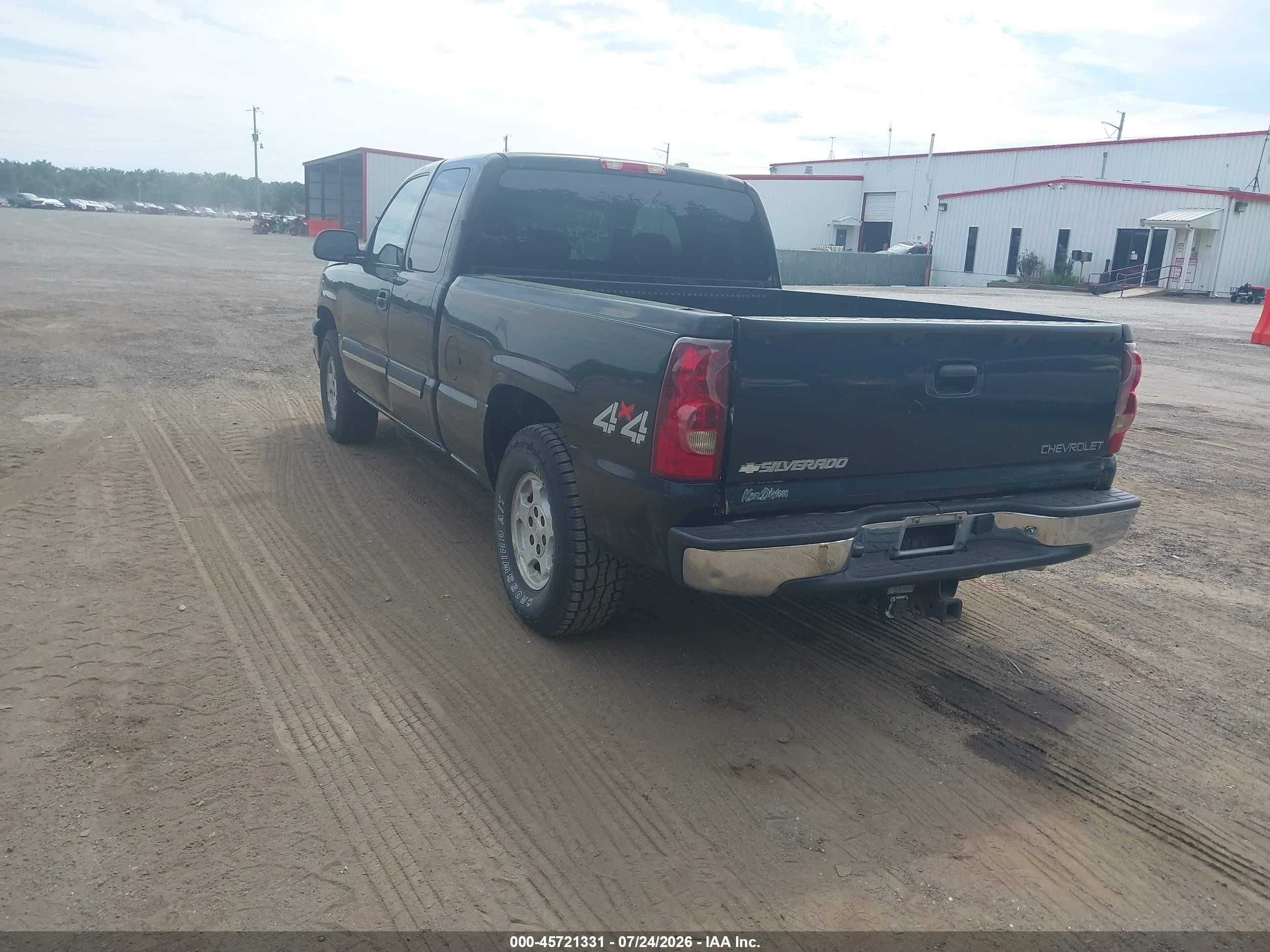 2003 Chevrolet Silverado 1500 Ls Black vin: 1GCEK19TX3E215539